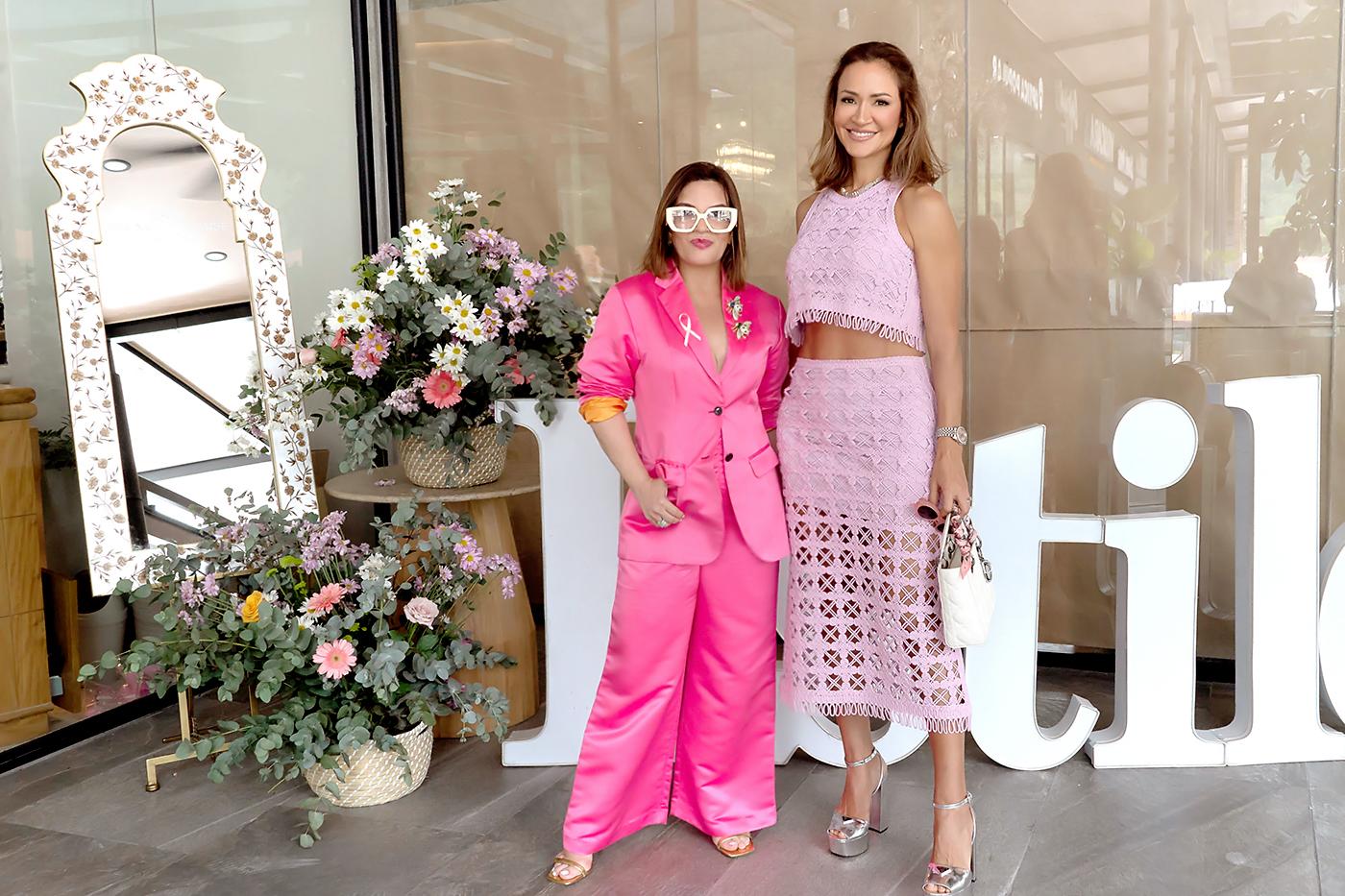 Blanca Bendeck y Marcela Larach.