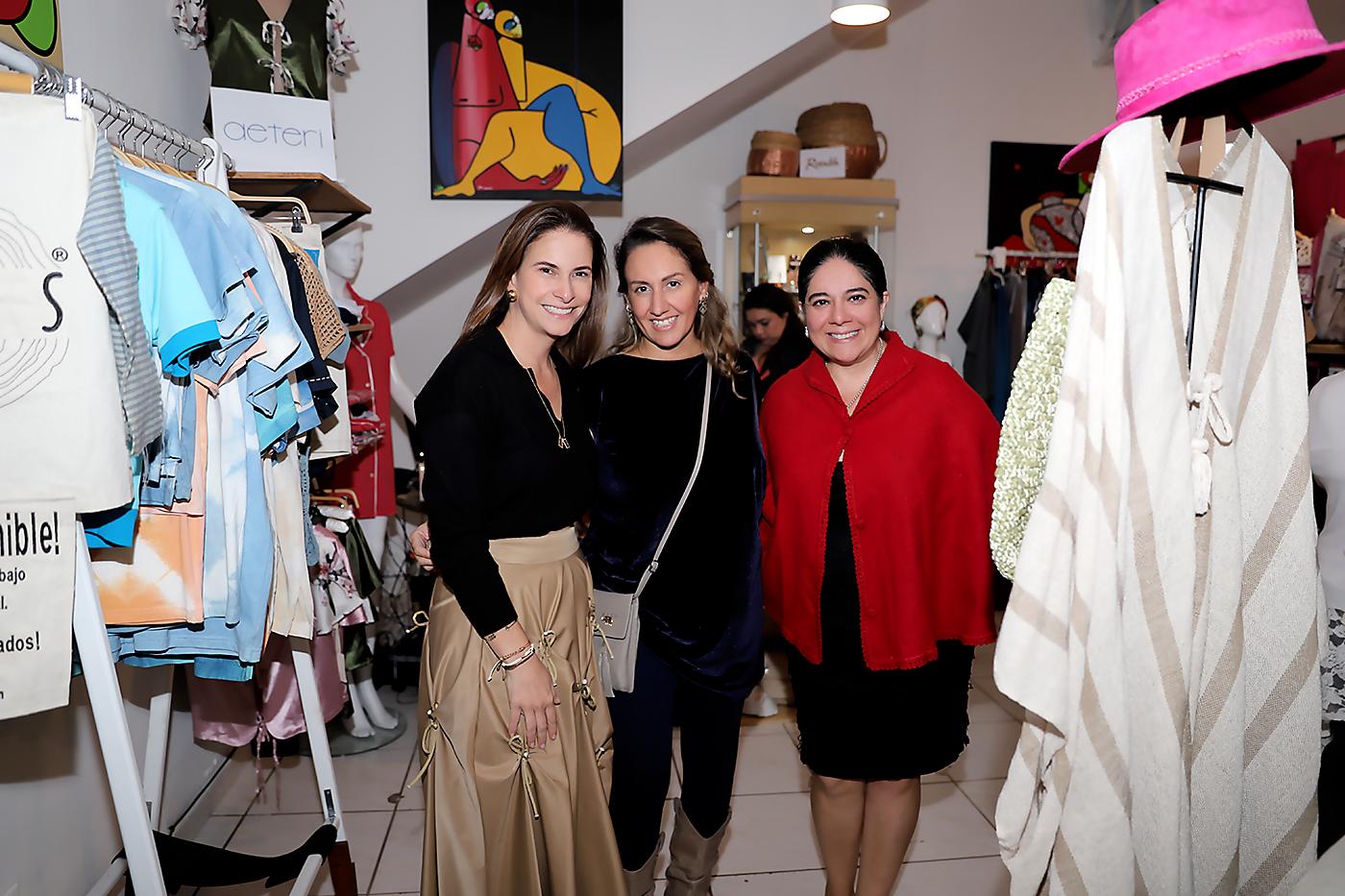 Lucía Nasser, Gabriela Zelaya y Diana Martínez