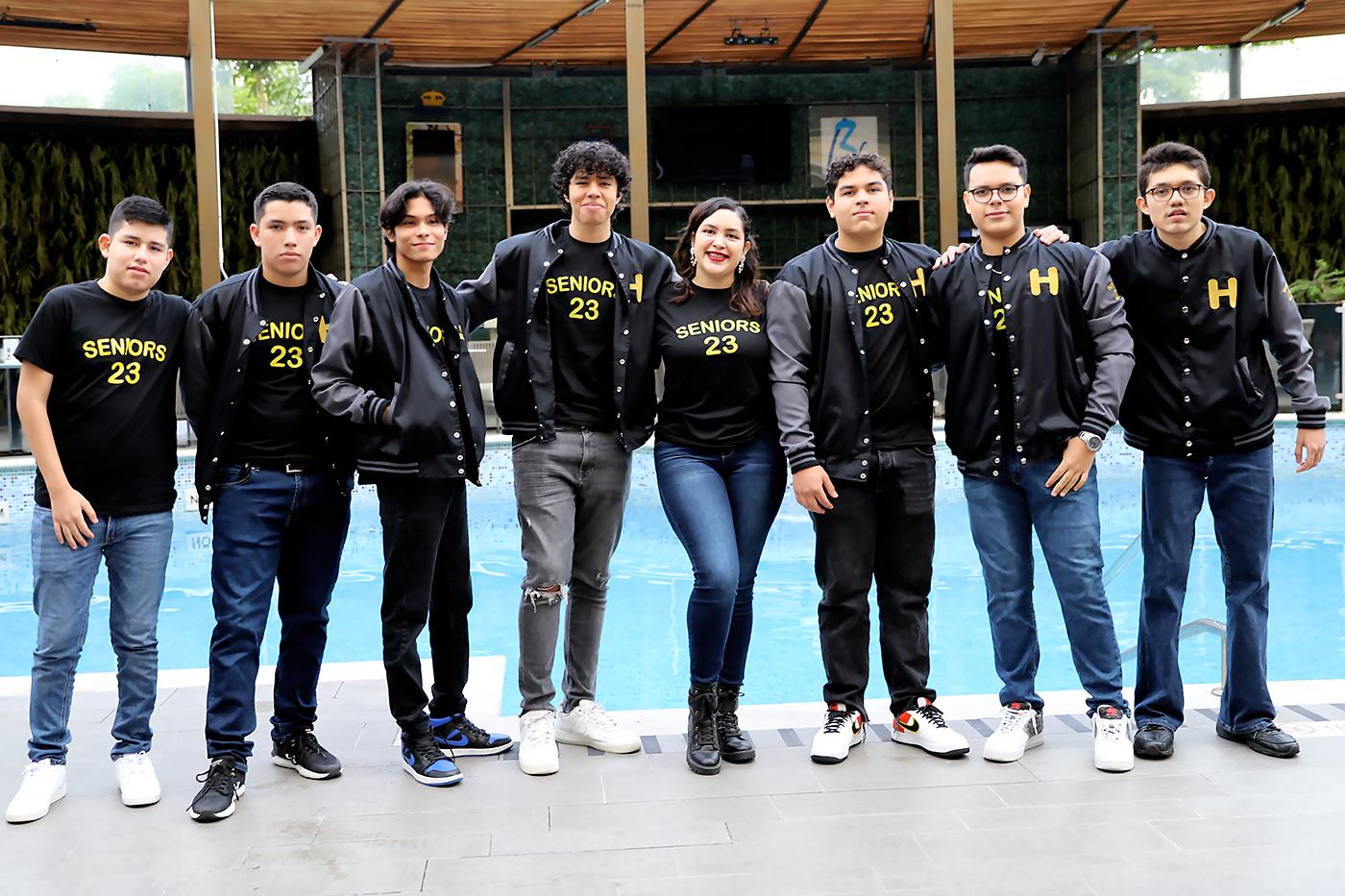 Diego Midence, José Luis Orellana, Tayron Martínez, Hary Galeas, Madame Melanie, Santiago Suárez, Leonanrdo Dubón y Carlos Ramírez