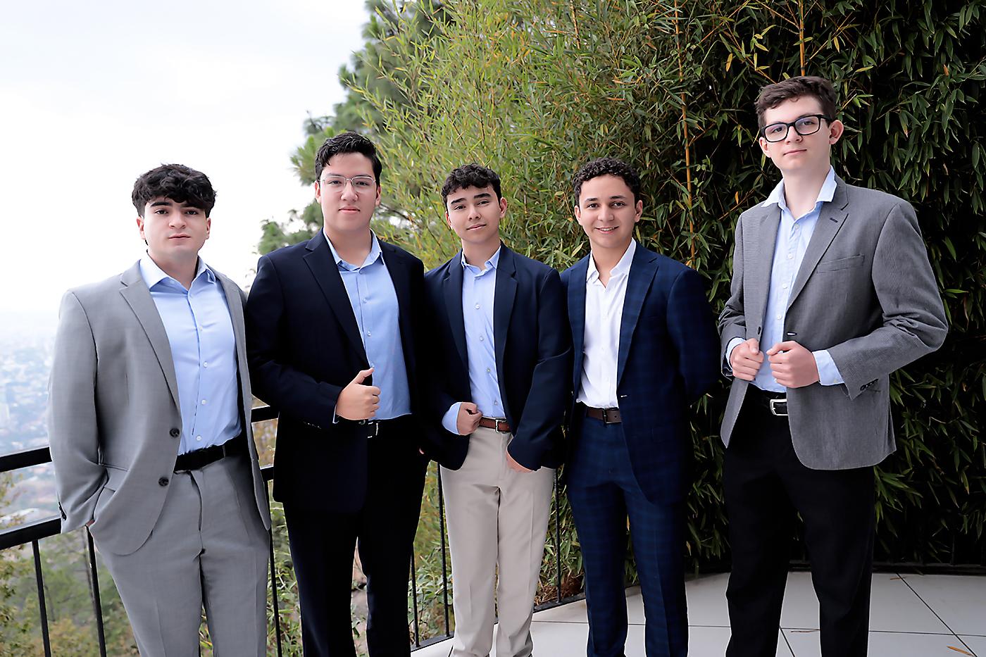 Felipe Mejía, Evin Andrade, José Romero, Juan Millares y Miklas Orlowitz.