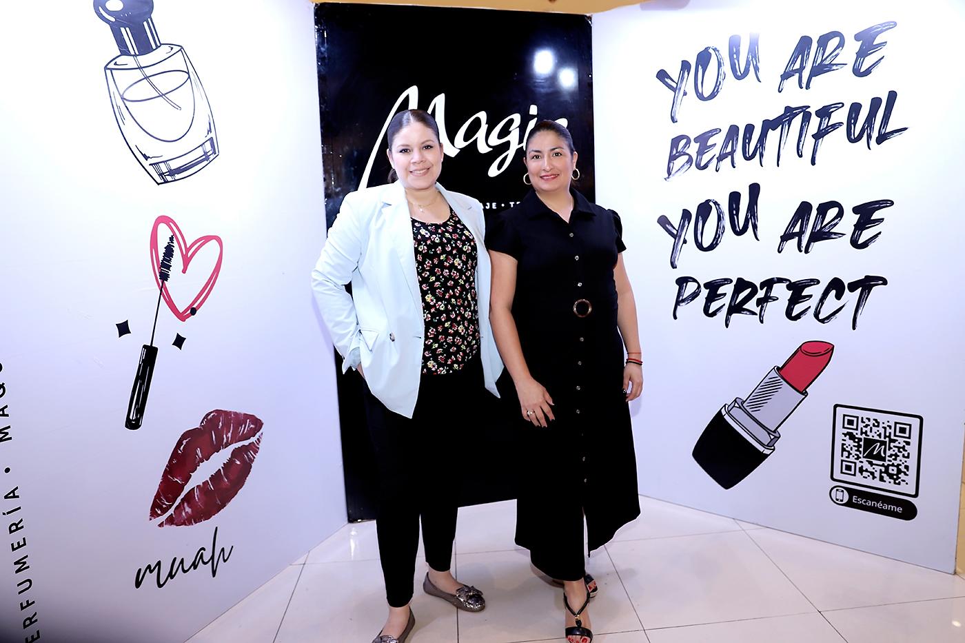 Melissa Cáceres y Rebeca Chacón.