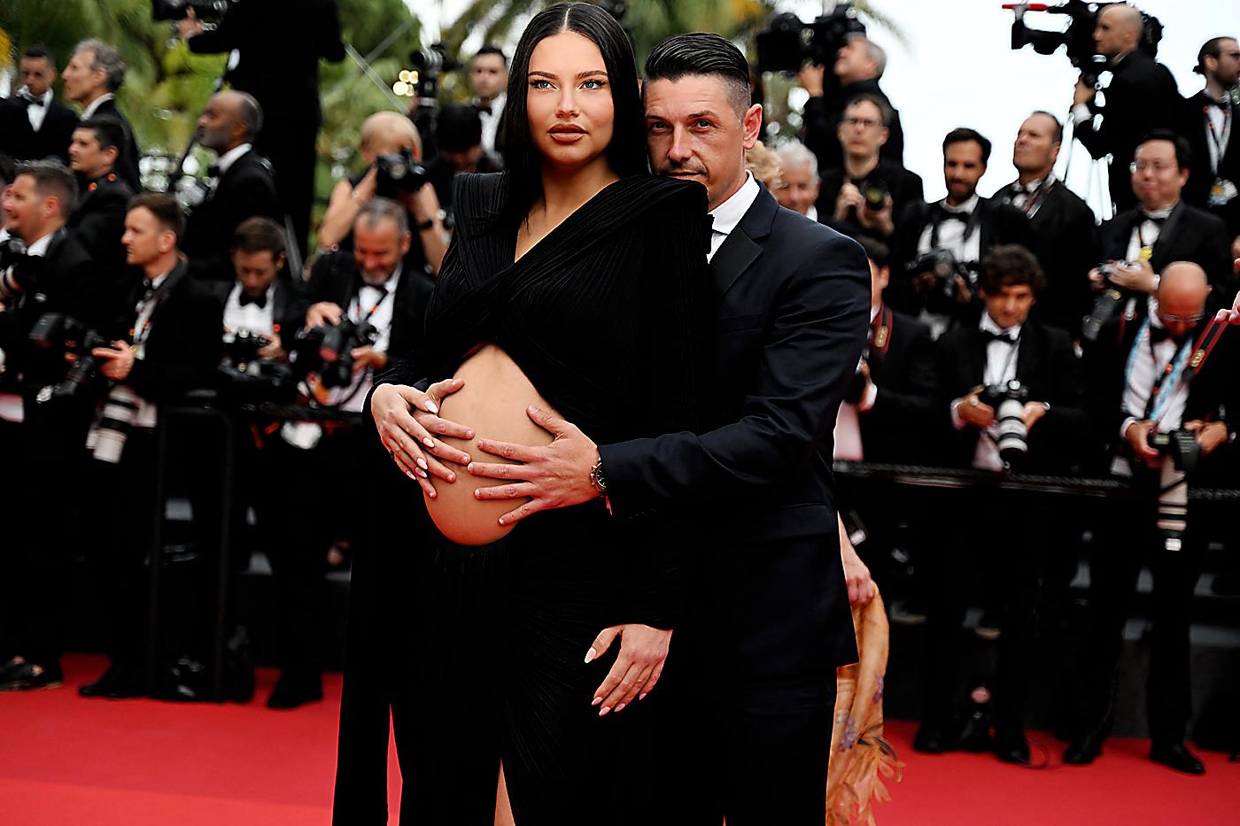 Adriana Lima con su pareja, y padre de su tercer hijo, el productor de cine Andre Lemmers 