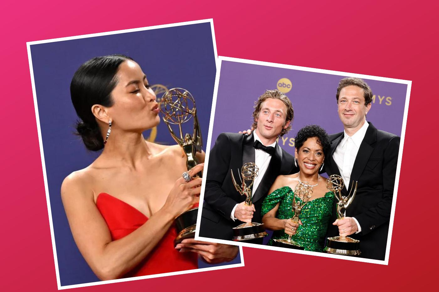 Las grandes estrellas de la televisión fueron galardonadas en los Premios Emmy 2024. Shōgun ganó la mayor cantidad de premios Emmy, llevándose a casa 18 en total entre las ceremonias de los premios Creative Arts Emmy y Primetime Emmy, seguido de cerca por The Bear con 11 victorias en total. Aquí te compartimos el listado de ganadores de estos prestigiosos premios.