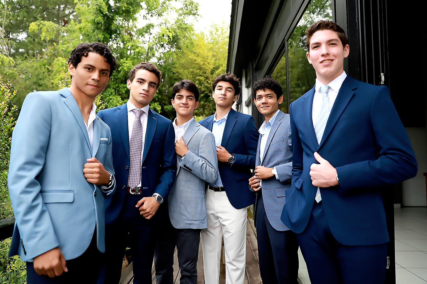 Angel Velásquez, Rafael Elvir, Oscar Madrid, Yael Sierra, Carlos Castillo y Bernardo Castellanos