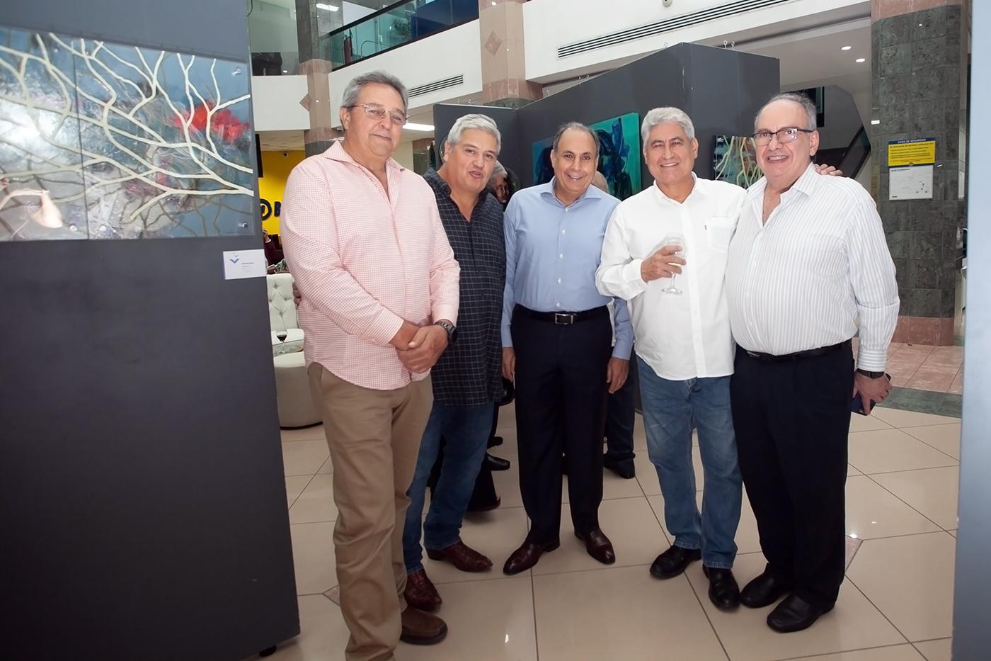 Harry Panting, Juan Carlos Sabillón, Omar Monterroso y Víctor Kawas.