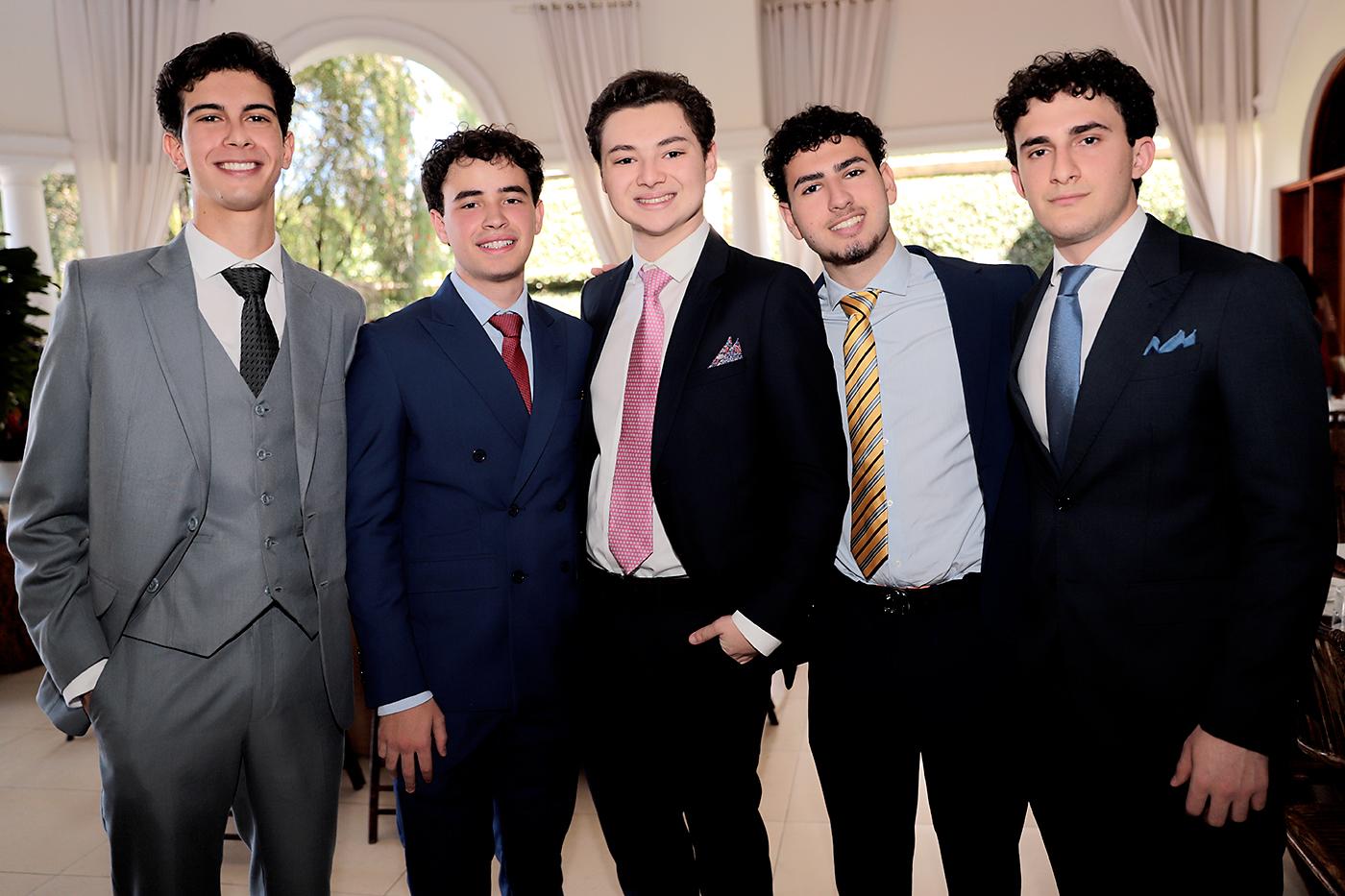 Gustavo Lara, Sebastián Mayer, José Miguel Segura, Christopher Shuveber y Miguel Nasser.