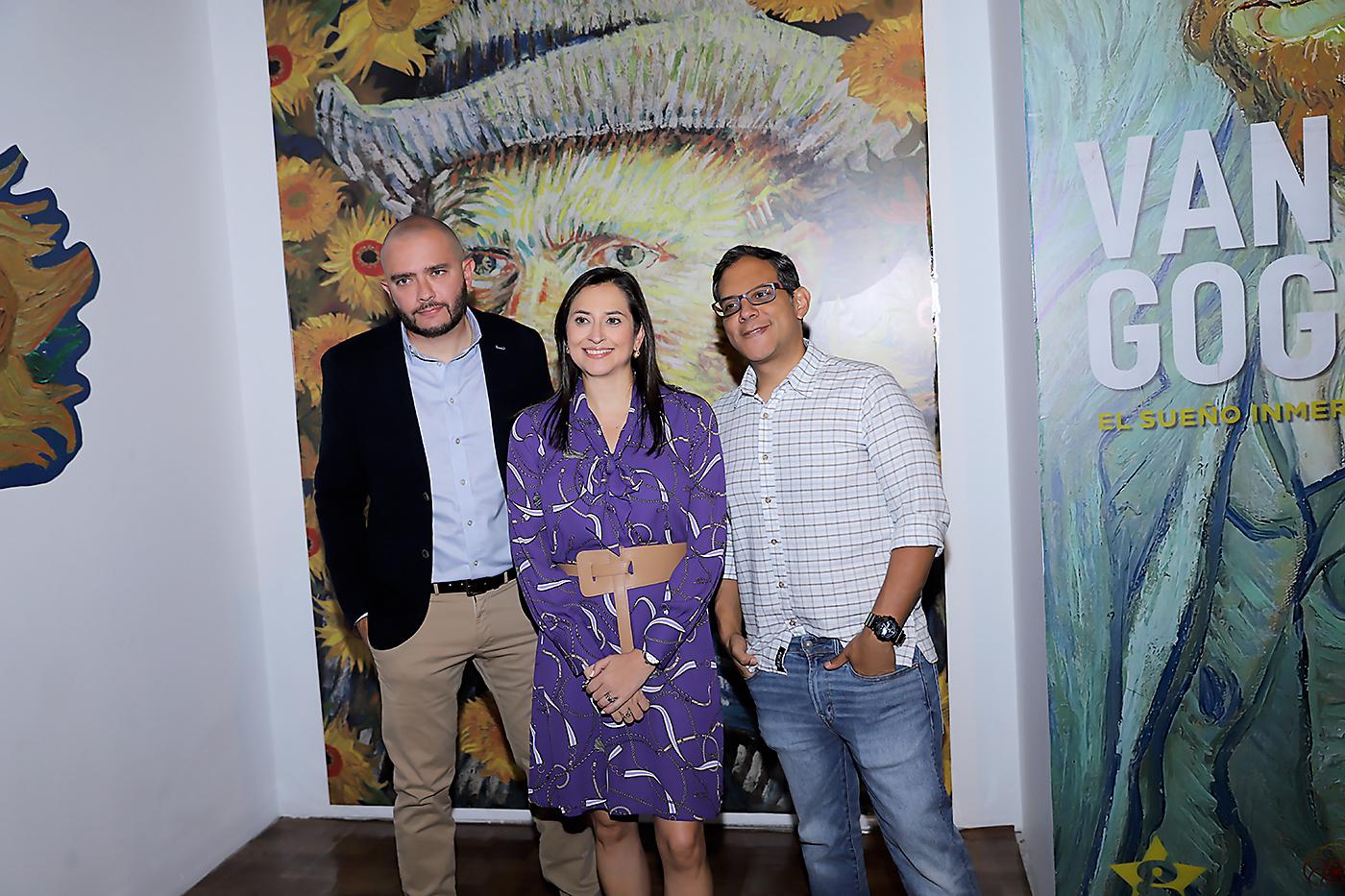 Carlos Acosta, Valeria Ríos y Fernando Varela.