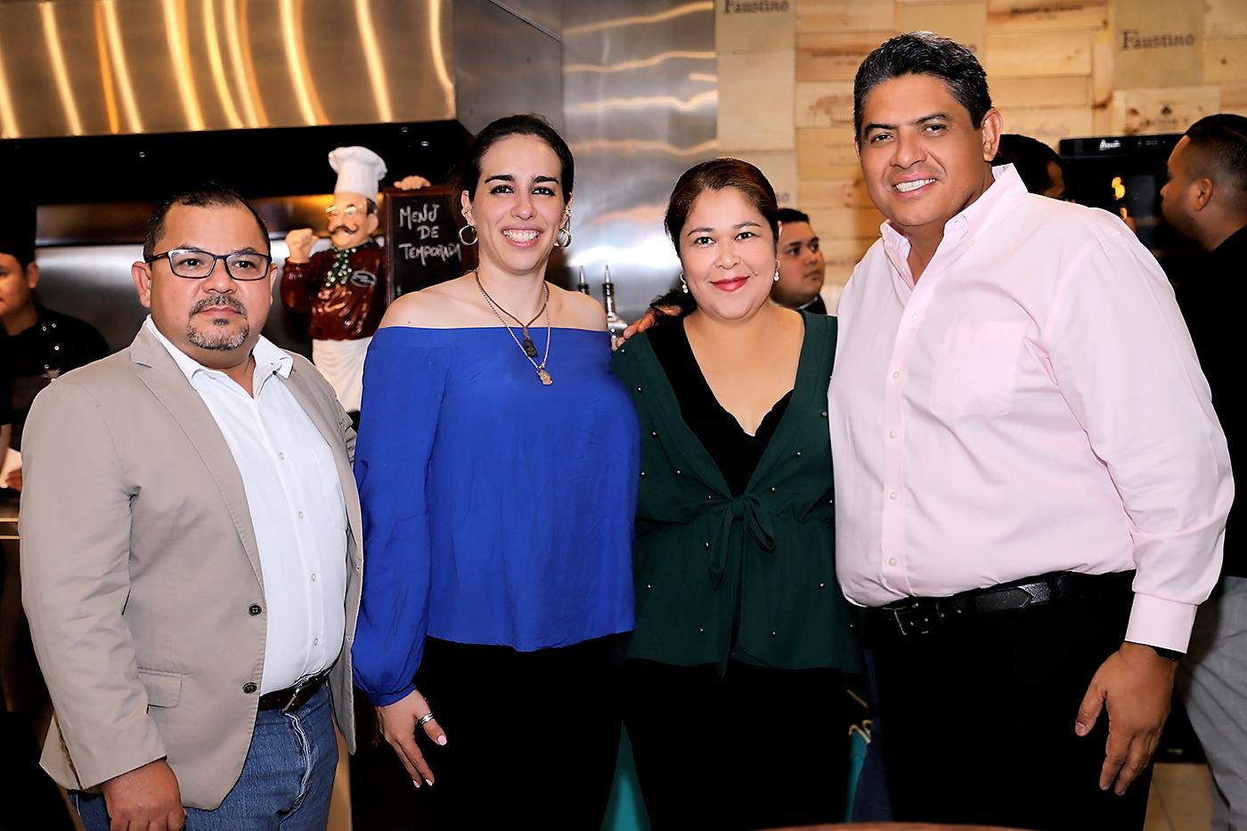 Freddy Reyes, Maria Fernanda Toro, Brenda Ortez y José Luis Alvarenga