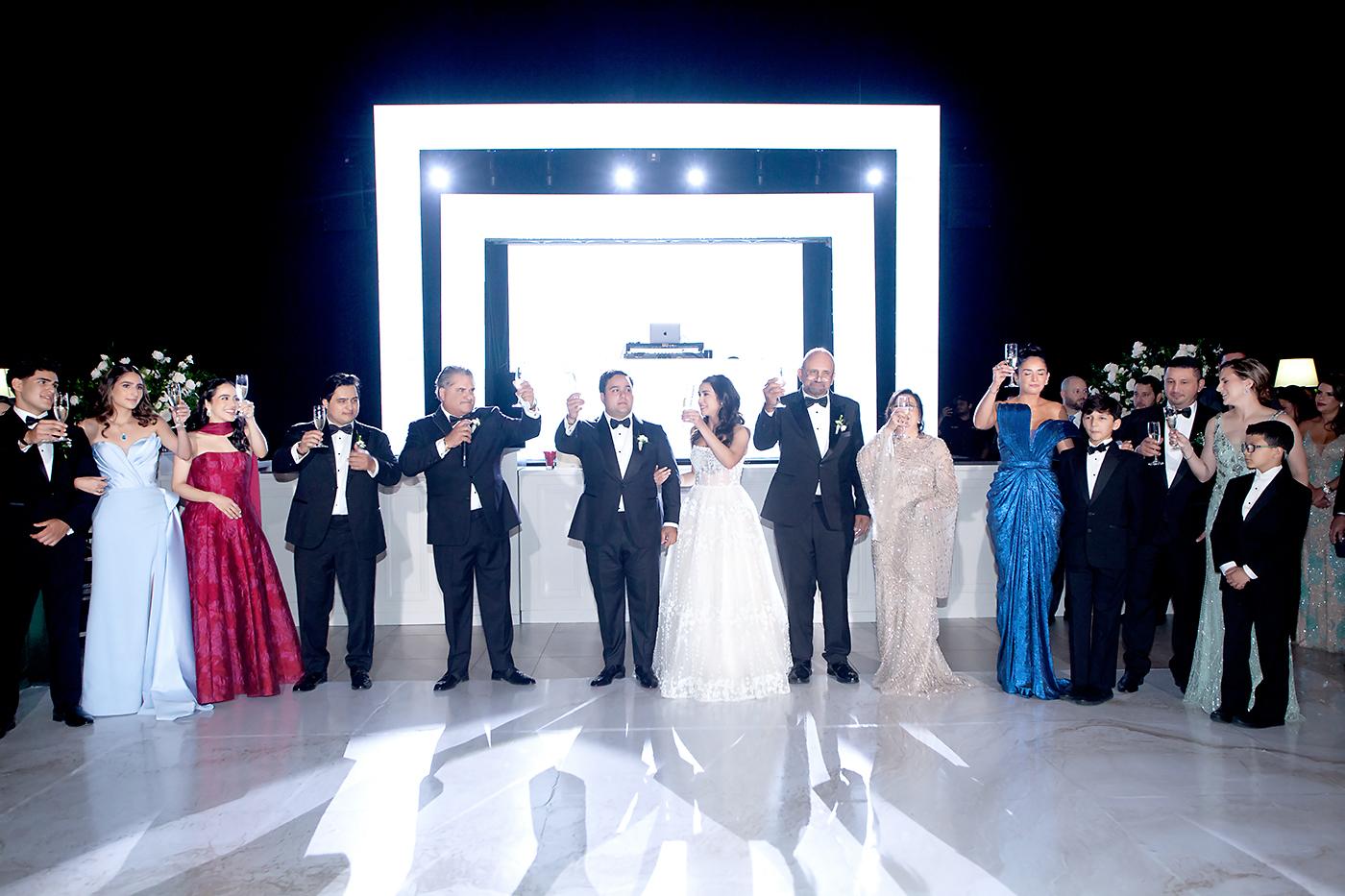 Así fue la boda de Christopher Fuschich y Giovana Handal