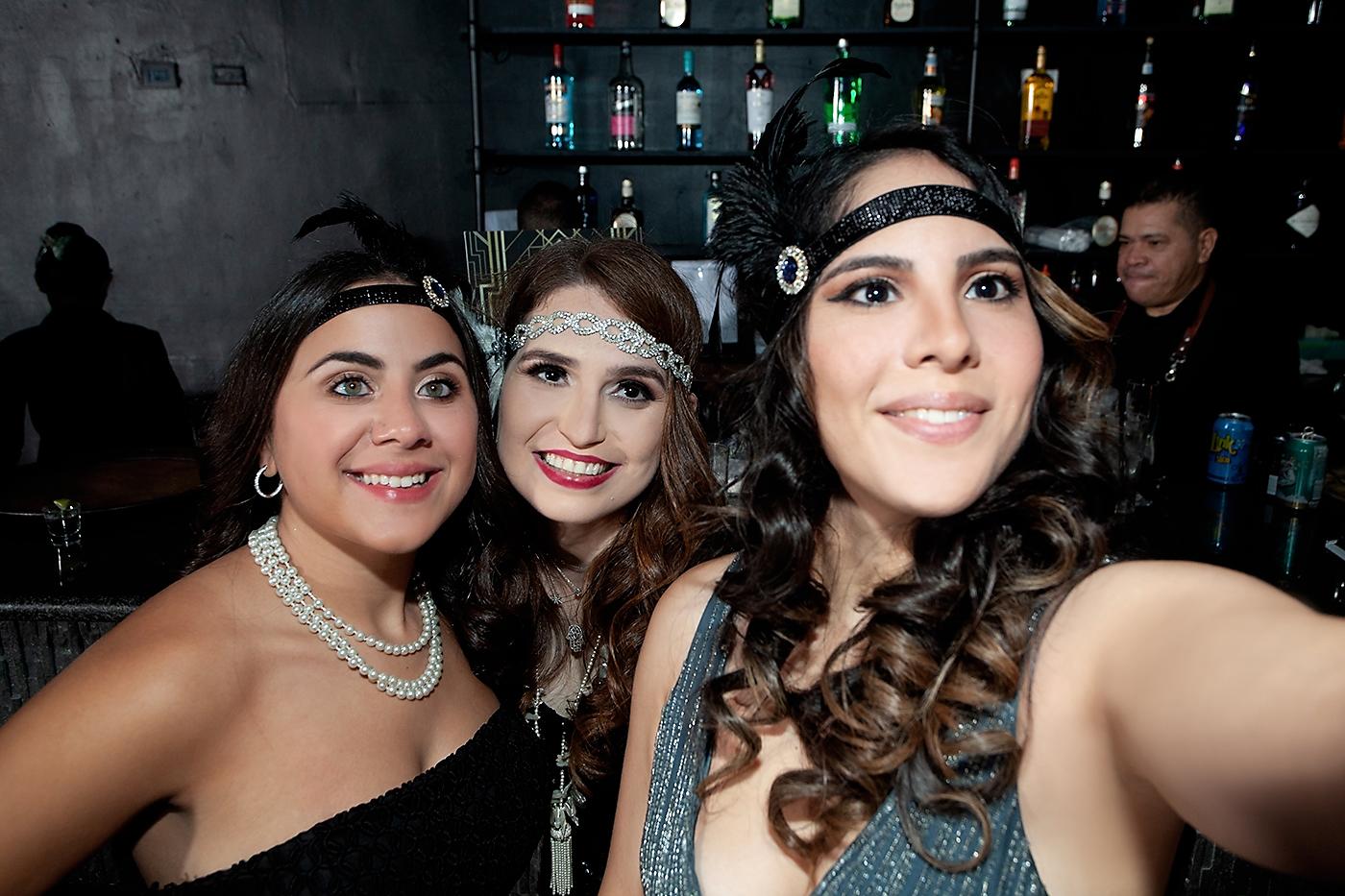 Andrea Jordán, Paola de Martínez y Cinthia Hernández.
