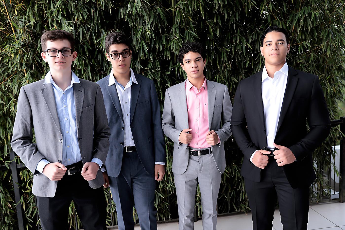 Miklas Orlowitz, Omar Mesa, Cristian Cáceres y Ricardo Montalván.
