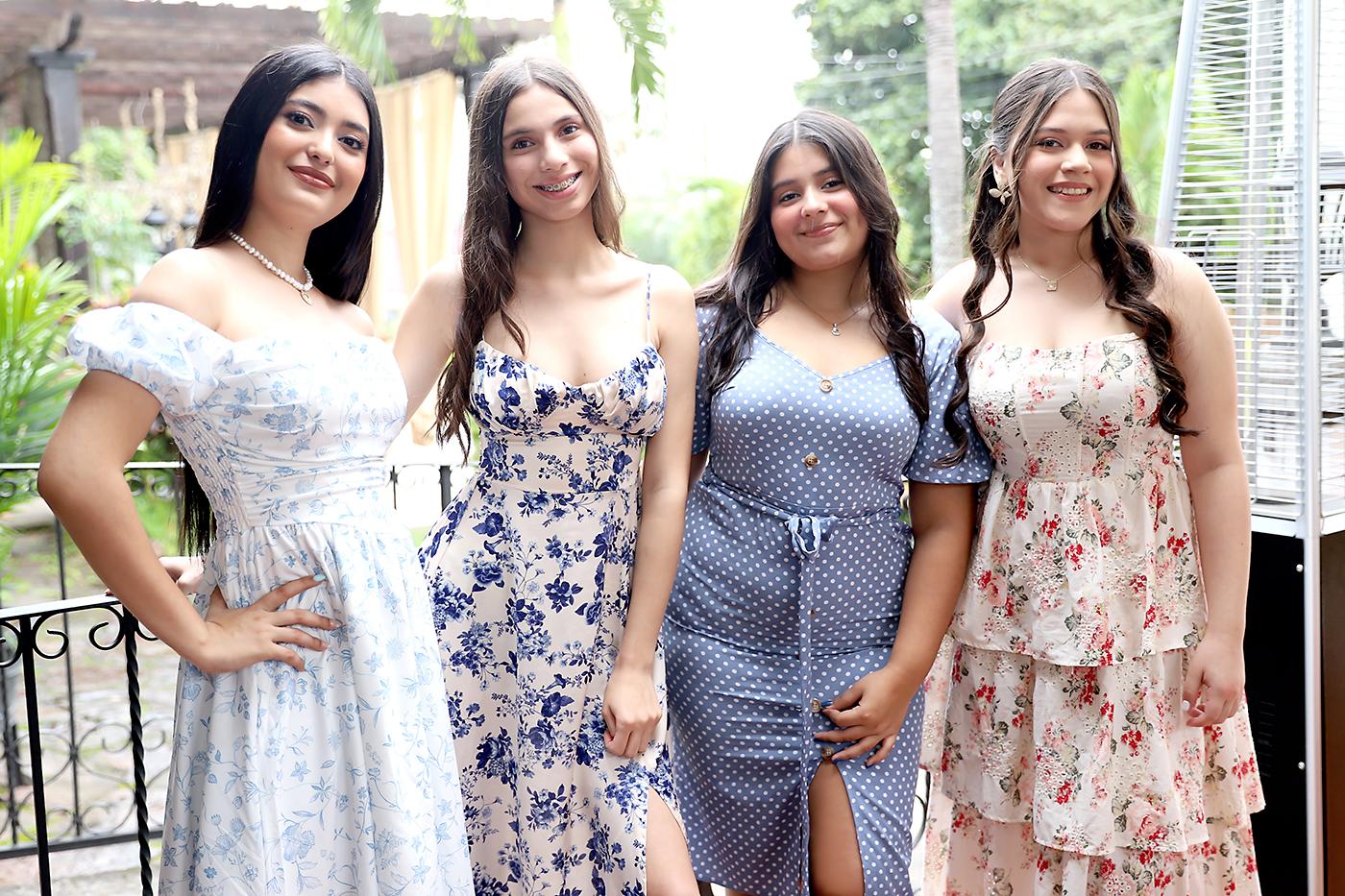 Kamila Nicole Rivera Madrid ,Denisse Gisselle Torres Zavala, María José Arita Madrid y Adalia Marith Mejía Rivera