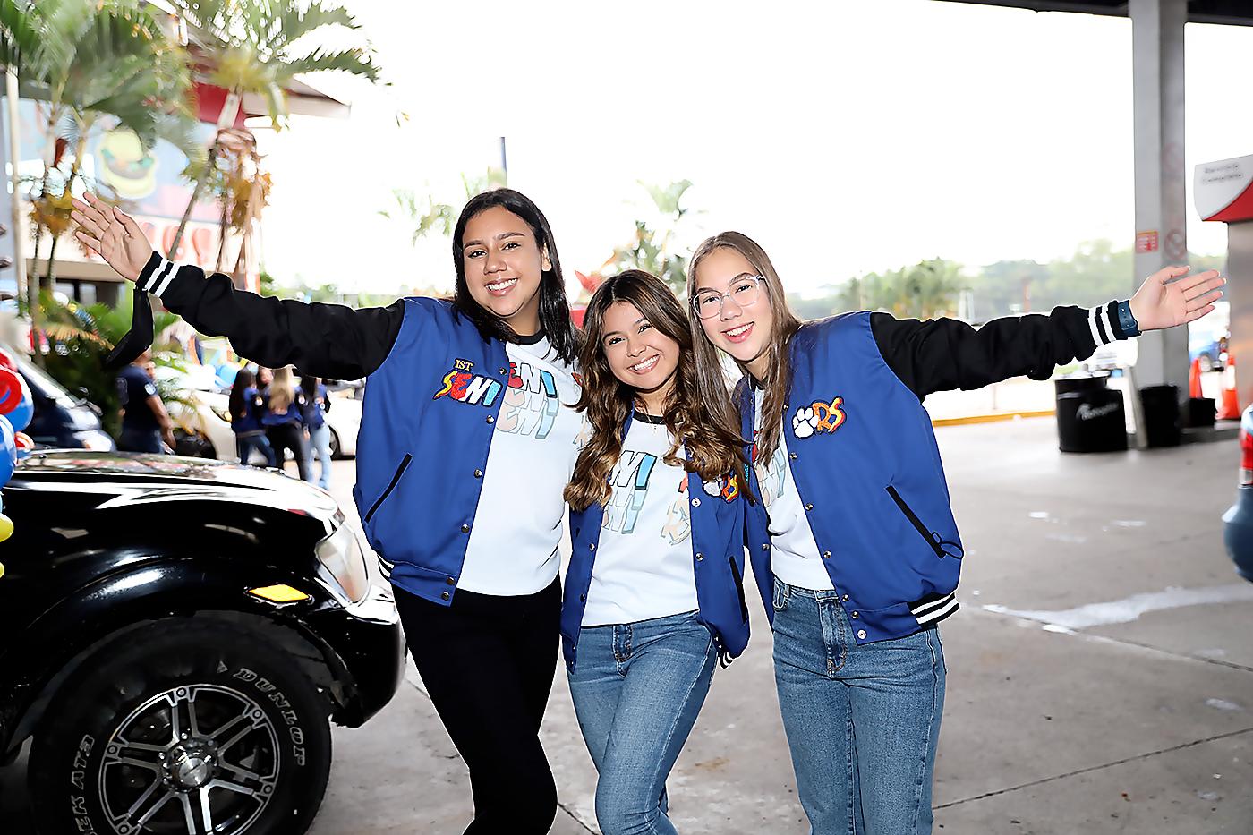 María Mendoza, Katherine Nuñez y Daniela Reyes