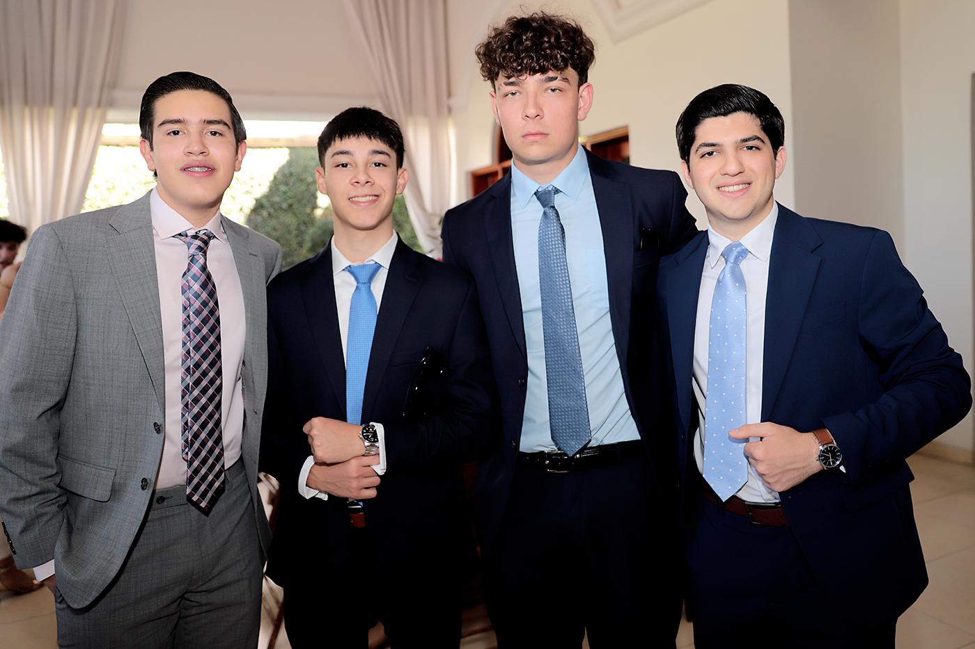 Héctor Perdomo, Juan Diego Cruz, Ange Sourdin y Andrés Kassis.