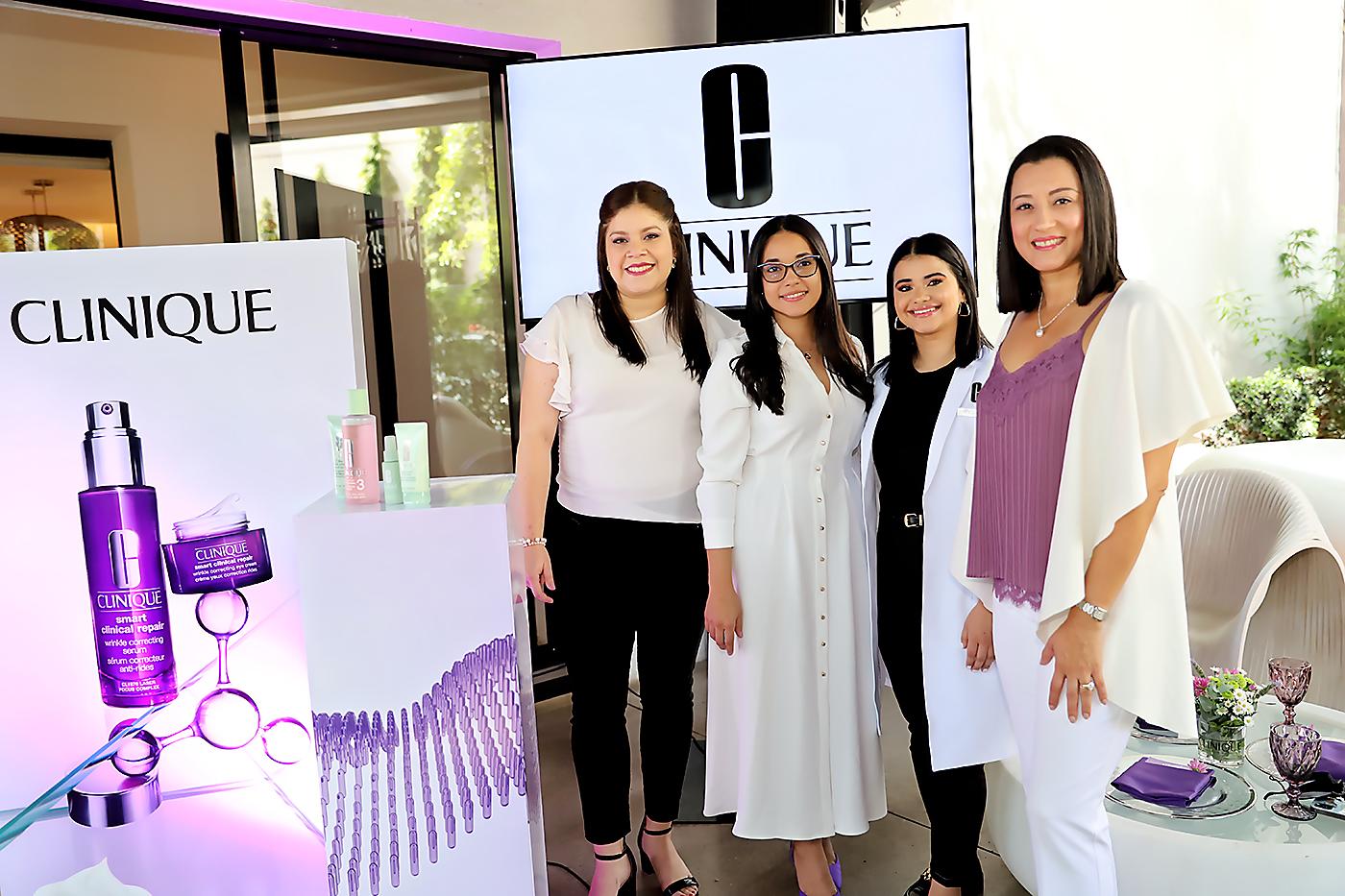 Melissa Cáceres, Waldina Elvir, María José Flores y Marisol de Pierrefeu