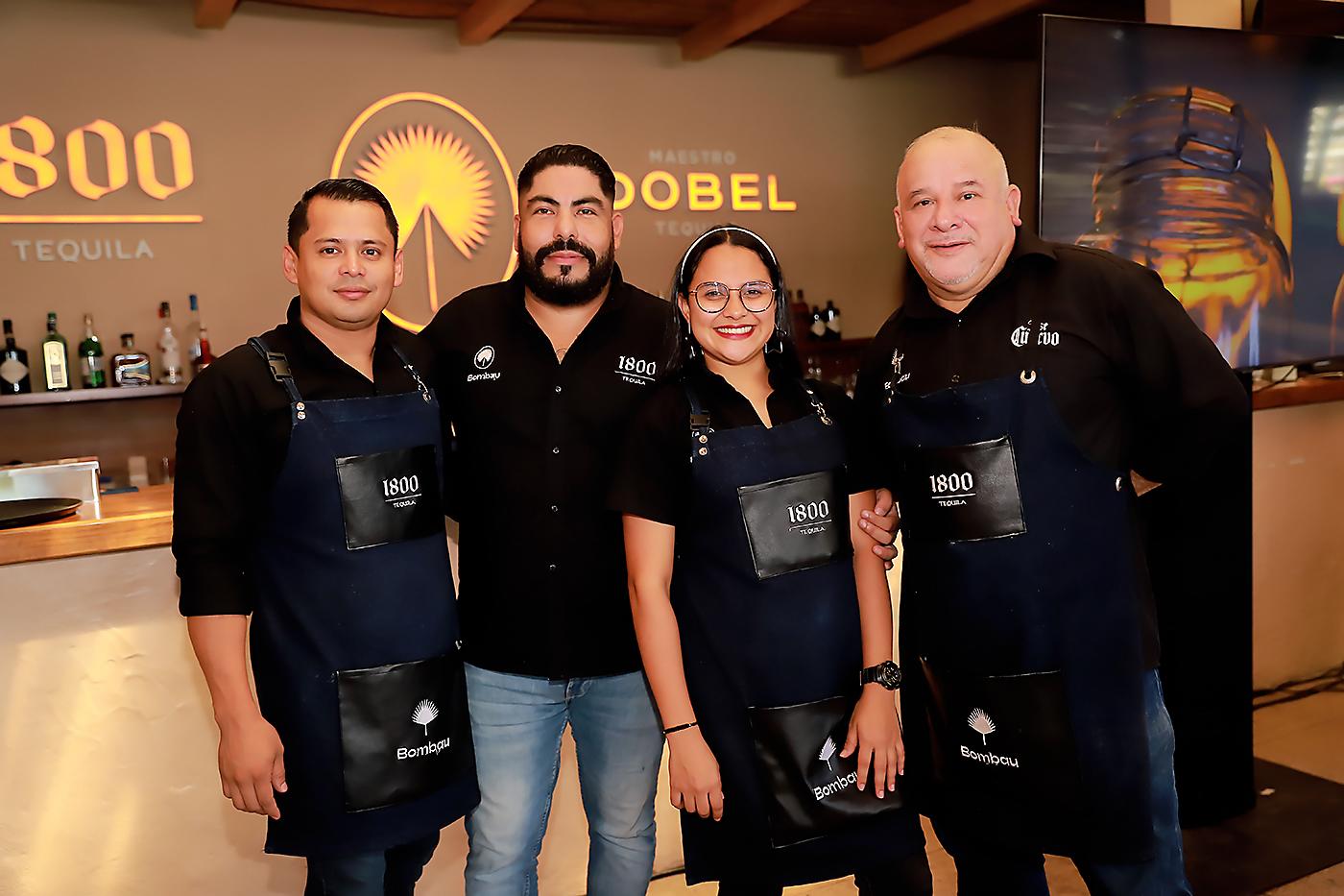 Roberto Zelaya, Josué Romero, Bianka Lagos Hipólito Zúniga