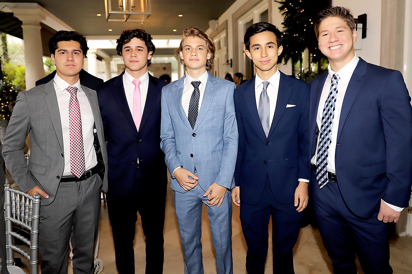 Luciano Coello, Luca Salinas, Rodrigo Paredes, Rafael Pineda y Stefan Lagunes