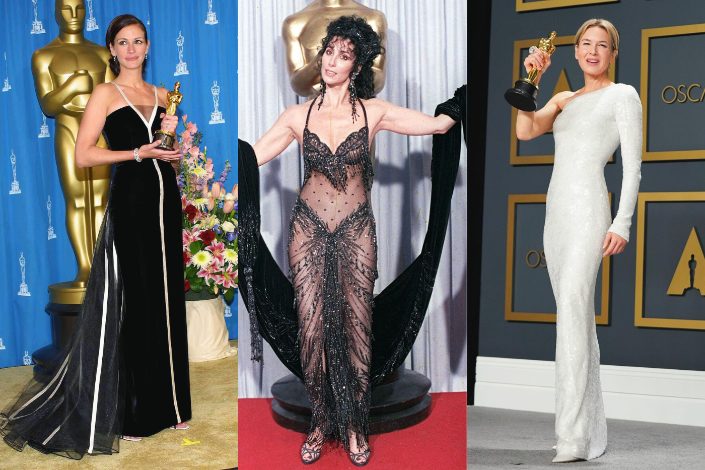 La moda de las Mejores Actrices de los Premios Óscar a lo largo de los años