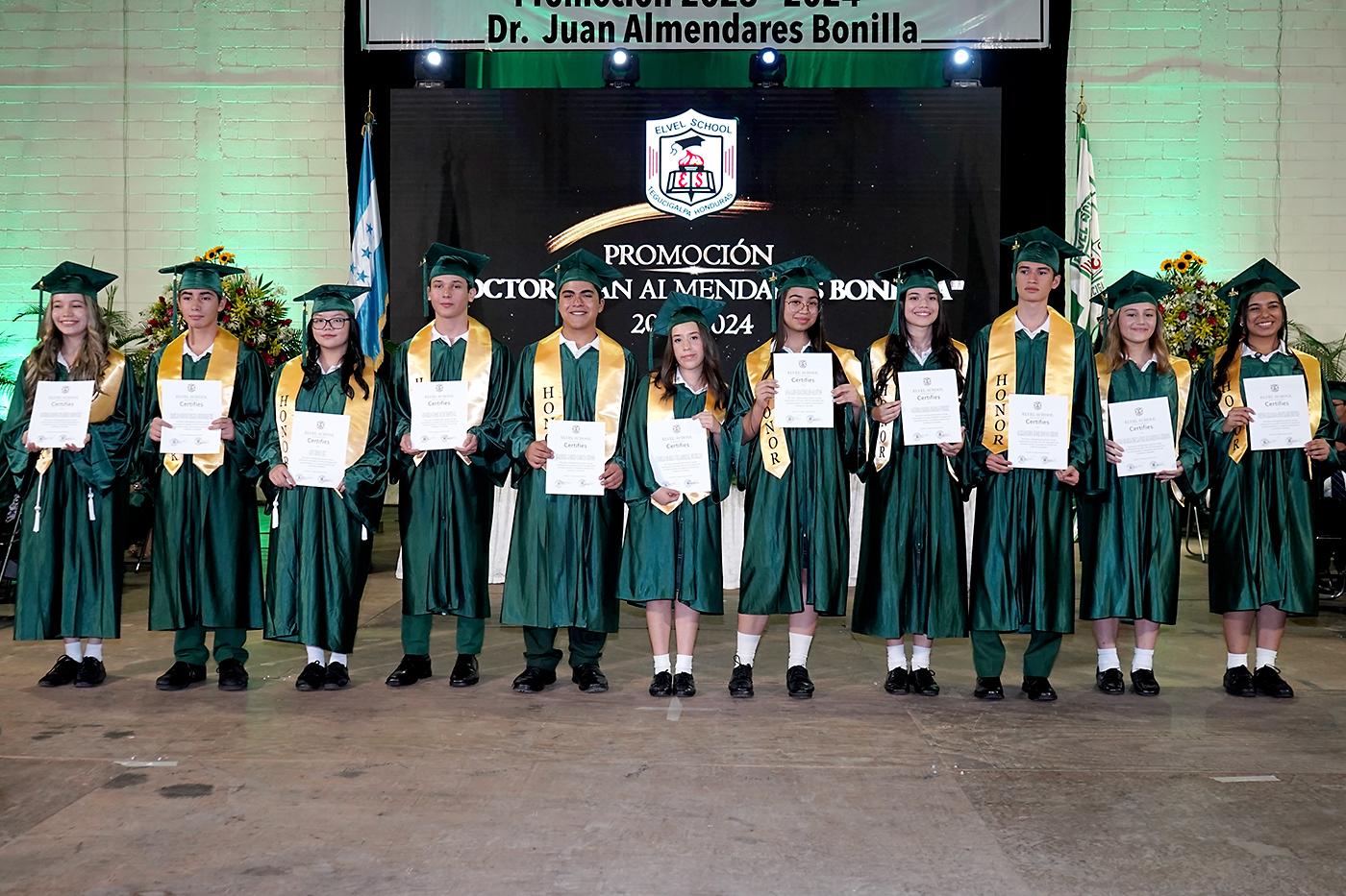 Graduación de los seniors 2024 de Elvel School