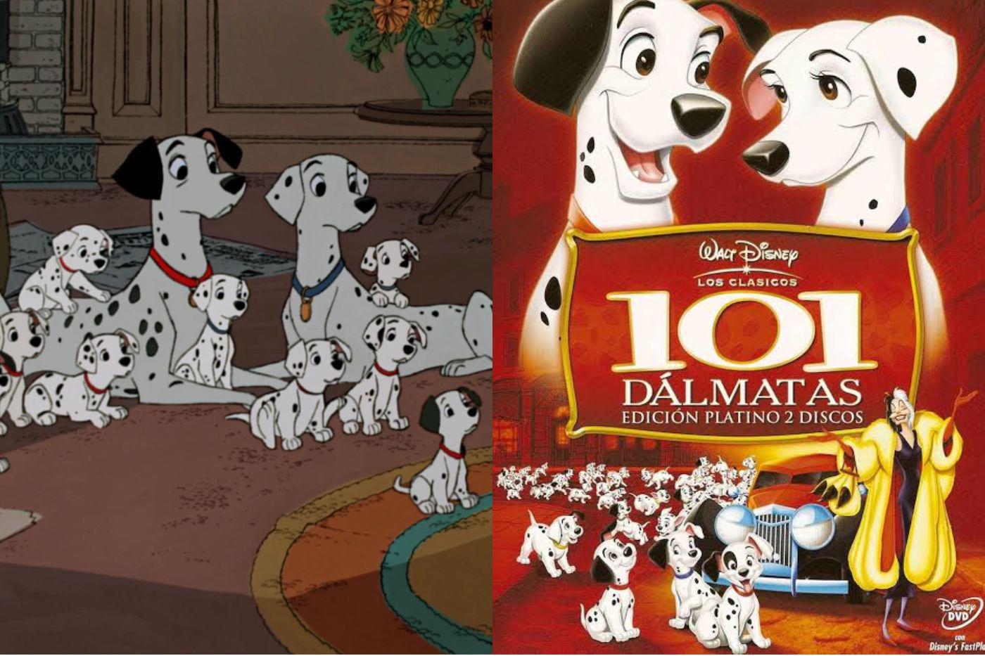 <b>101 dálmatas</b>Pongo, un dálmata cansado de su soltería, ve a la encantadora Perdita y convence a Roger, su amo, para que conozca a la dueña de Perdita, Anita. Los dueños se enamoran y se casan, manteniendo a Pongo y Perdita juntos. Después de que Perdita da a luz a una camada de 15 cachorros, Cruella De Vil, una antigua compañera de colegio de Anita, quiere comprarlos todos para hacerse un abrigo de piel. 