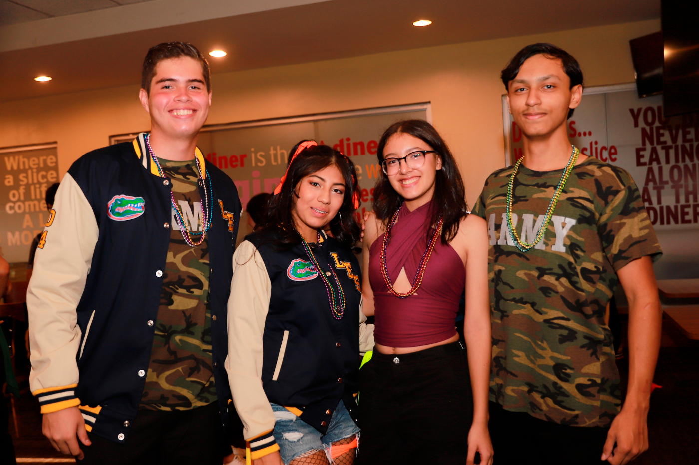 Diego Soto, Ana Bello, Avril Velásquez y Rodrigo López.