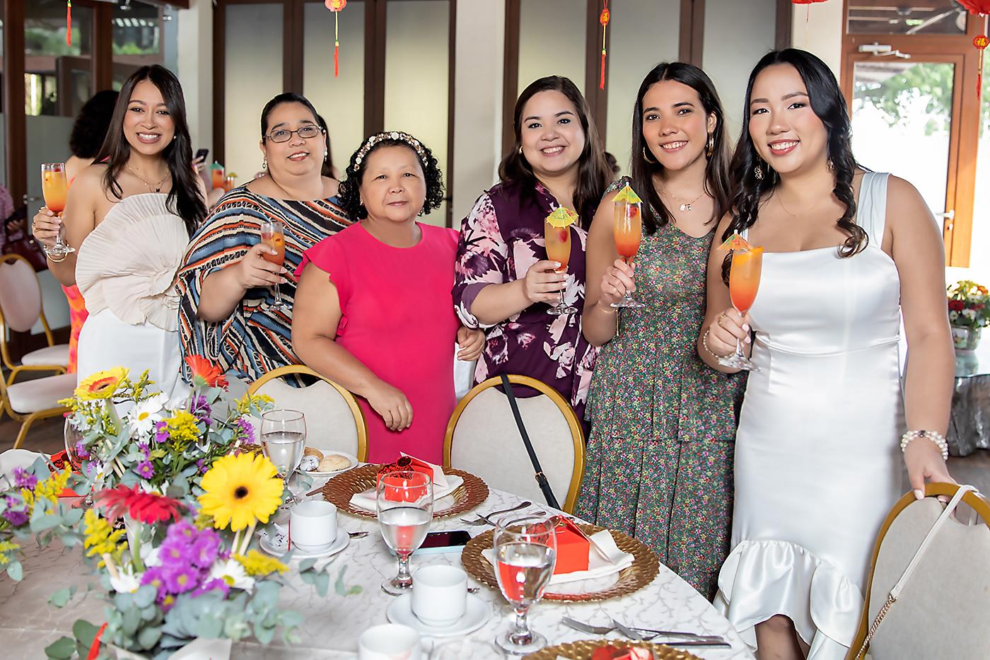 Tania Martínez, Eny Brenes, Amanda Núñez, Johany Díaz, Isabel Discua y Nidia León.