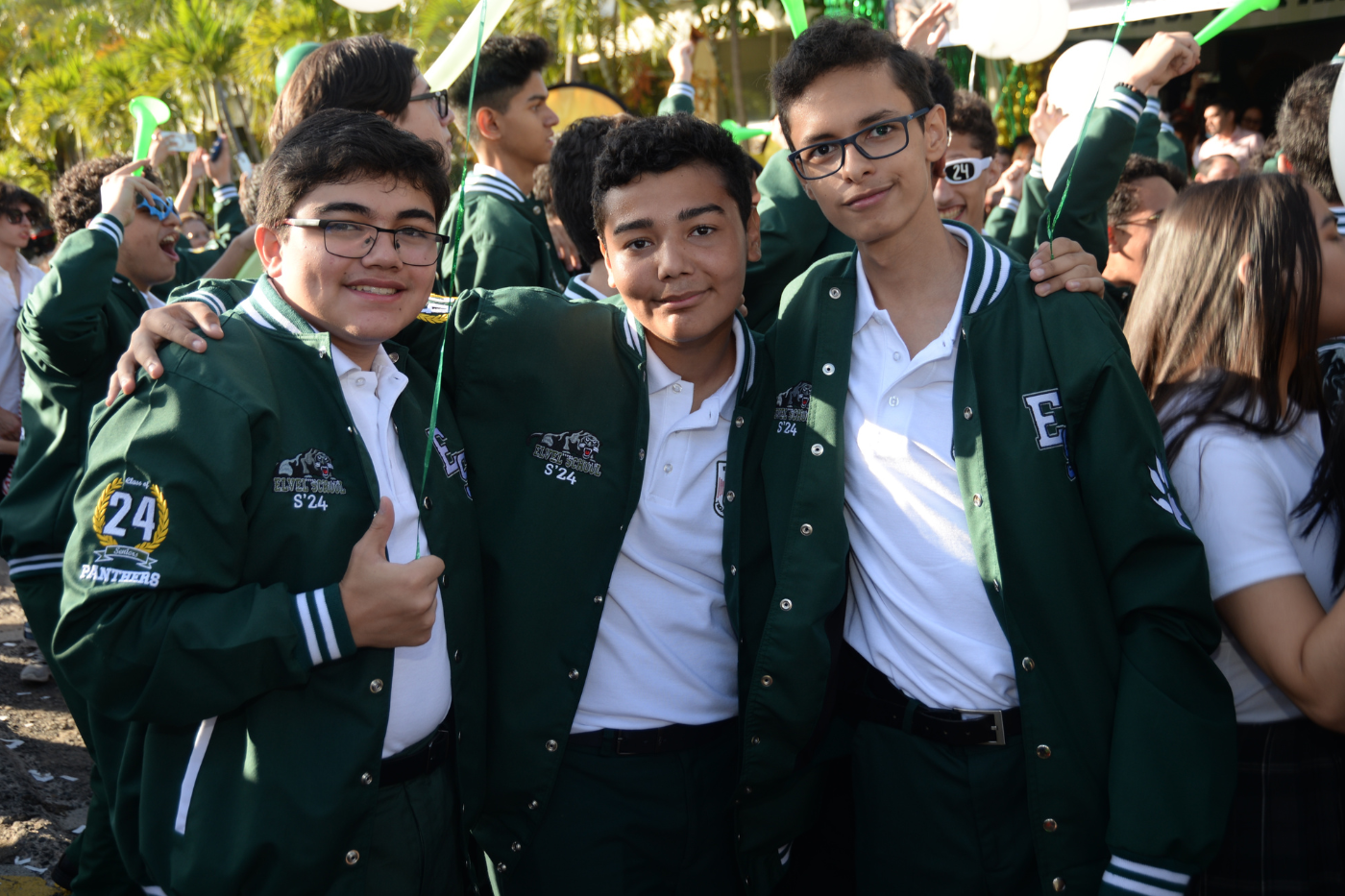 Nicolás Salazar, Rolando Pinel y Erick Fiallos.