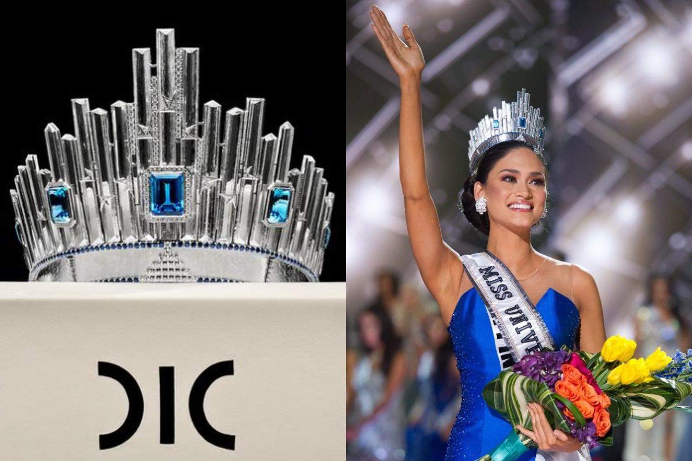 Corona DIC (2014–2016)La empresa checa Diamonds International Corporation, diseñó una corona que representa los rascacielos de Manhattan. Está valorada en 300 mil dólares, decorada con 311 diamantes, topacio azul, zafiros azules, cristales y oro blanco de 18 quilates.