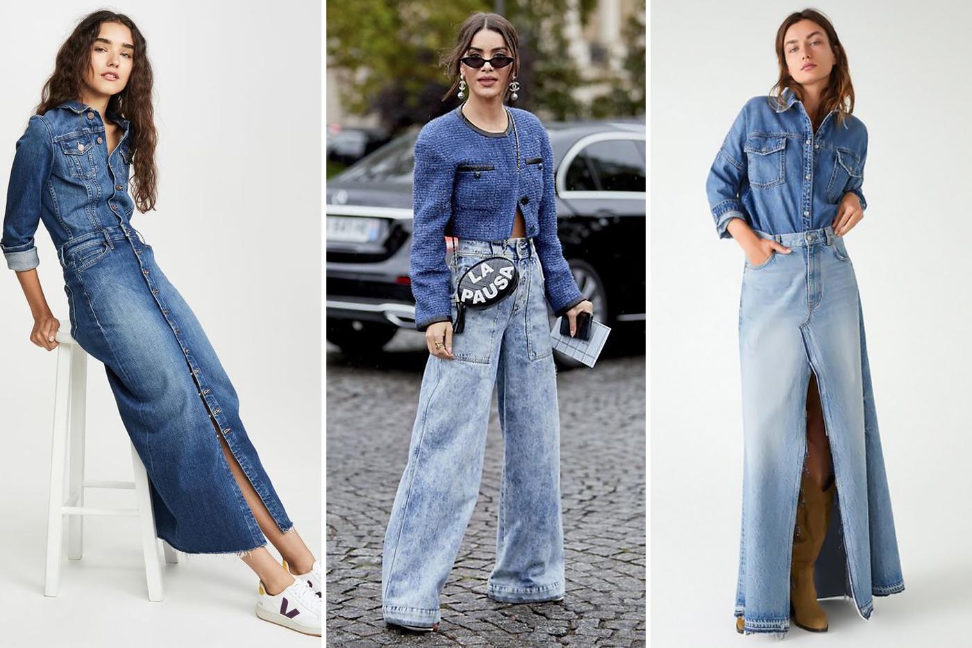 Si hay una pieza en tu armario que nunca pasa de moda es el denim, que por décadas se ha convertido en una pieza infaltable. De día o noche: es ideal para cualquier ocasión siempre que lo puedas combinar. Te traemos algunos outifs para que tomes notas y logres combinarlo a la perfección.