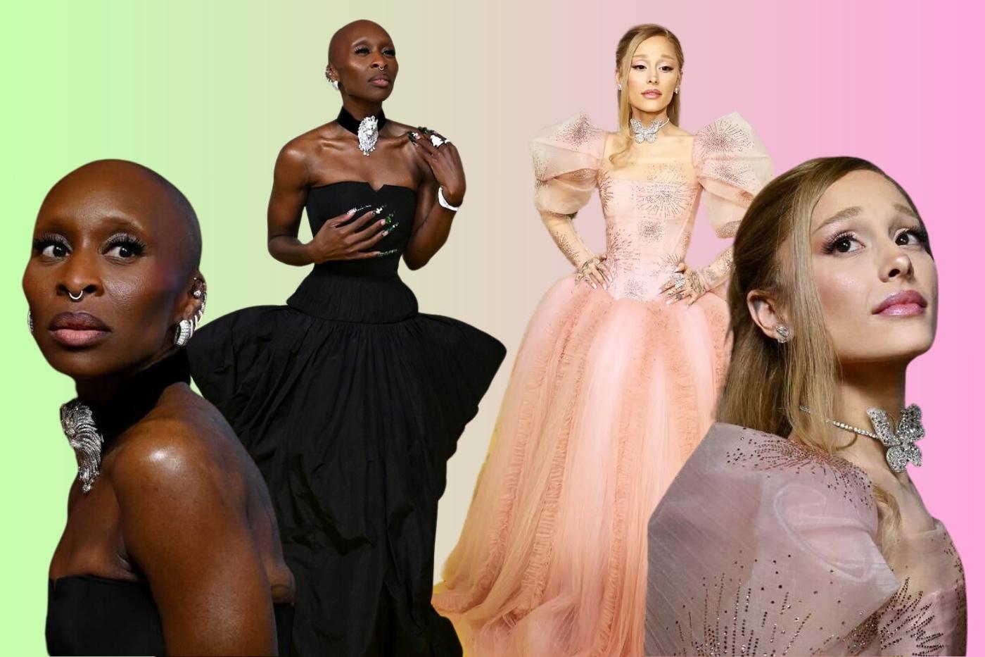 El 3 de noviembre, el estreno australiano de <i>Wicked</i> se llevó a cabo en el icónico State Theatre de Sydney. Cynthia Erivo llevaba un impactante vestido negro sin tirantes de Louis Vuitton. Ariana Grande usó un vestido de tul color rubor diseñado a medida por Vivienne Westwood y un collar de mariposa de cristal de Lorraine Schwartz.