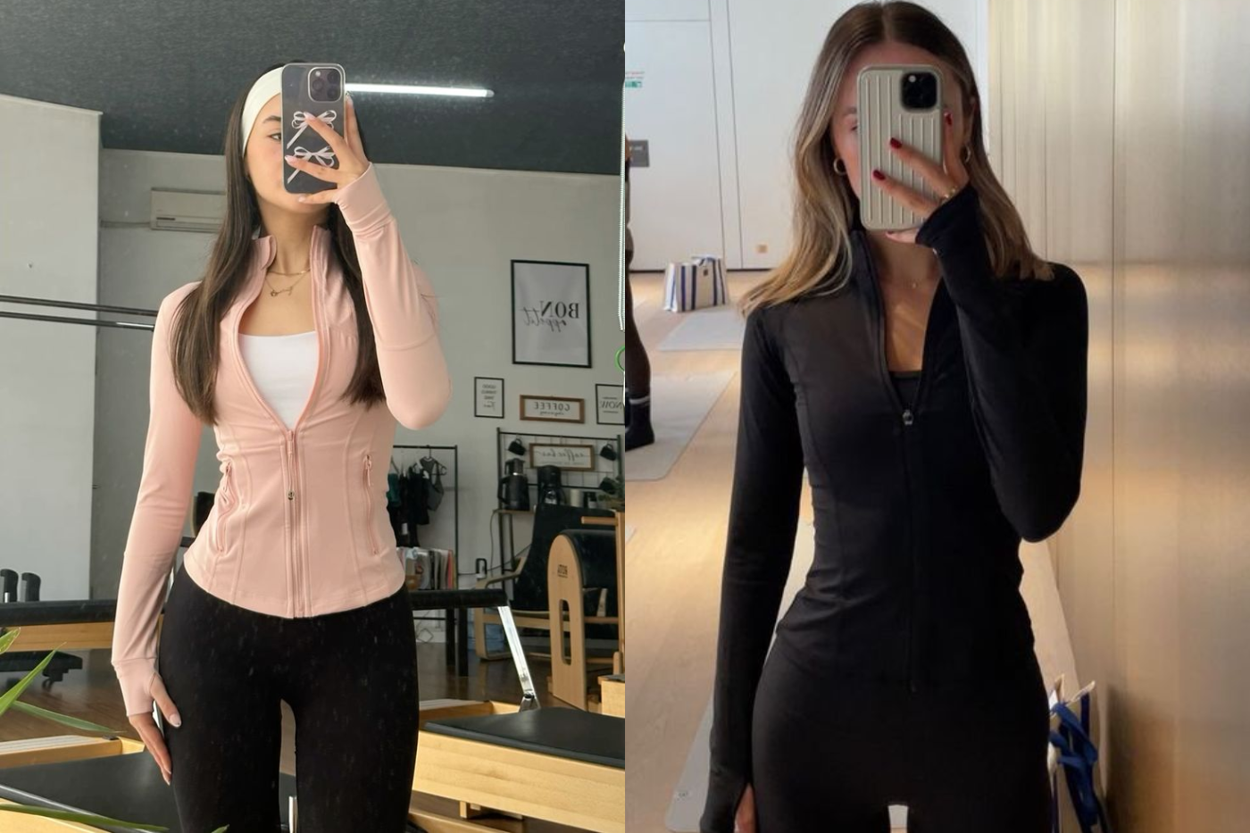 Un elemento esencial para comenzar tu “healthy girl era” es la vestimenta; no es necesario que sea costosa, pero sí que te haga sentir bien. Opta por prendas bonitas que te den confianza, como una chaqueta ajustada, leggings acampanados y unos zapatos blancos, que puedes usar en cualquier ocasión, no necesariamente para hacer ejercicio.