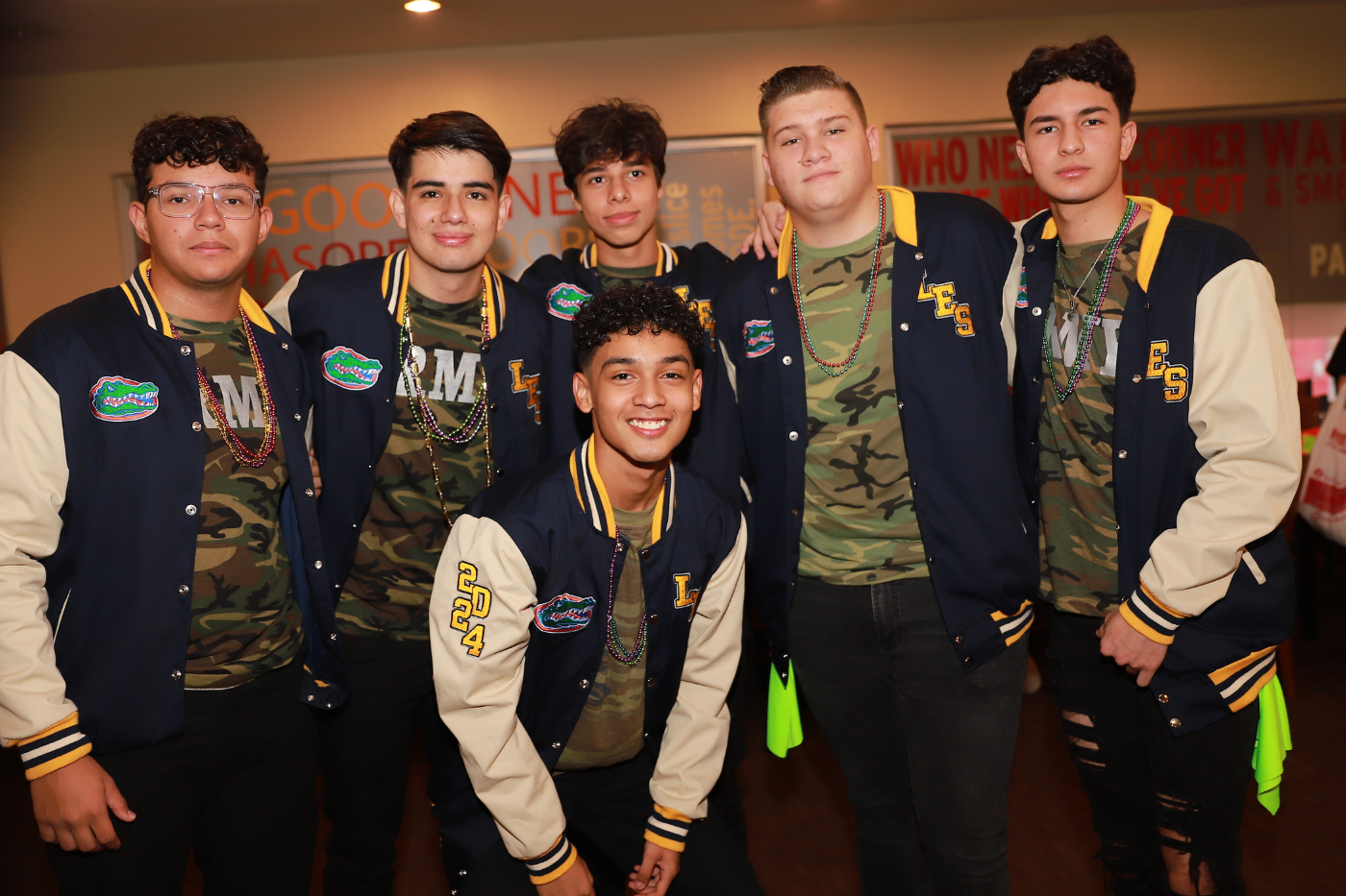 Ariel Hernández, Juan Vásquez, Sebastián Obando, Osman Reyes, Ary Contreras y Diego Rivera.