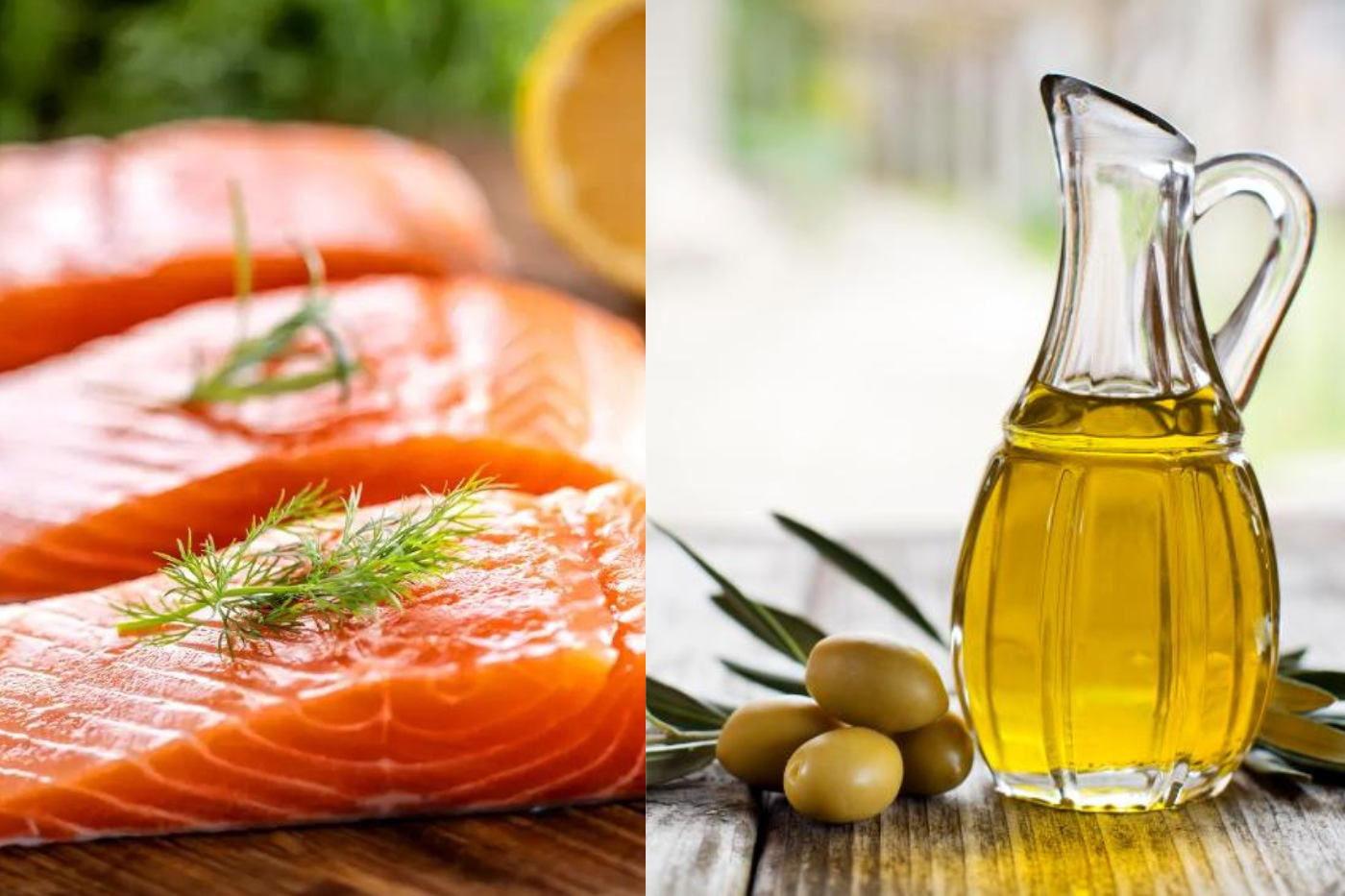 Una dieta con mariscos como el salmón, es una excelente fuente de ácidos grasos Omega-3. También es importante cocinar estos alimentos con aceites de calidad, el aceite de oliva virgen extra contiene antioxidantes que tienen propiedades antiinflamatorias.