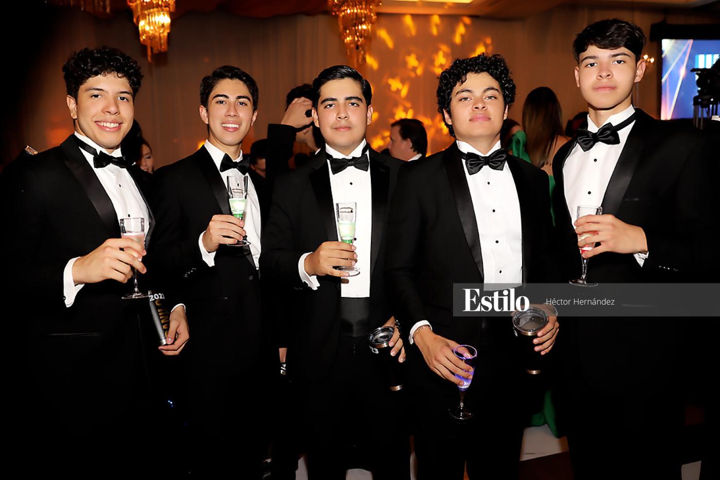 Danilo Velásquez, Gustavo Adolfo Zúniga, Héctor Leonel Rodríguez, Diego Antonio Carranza y Roberto Andrés Álvarado
