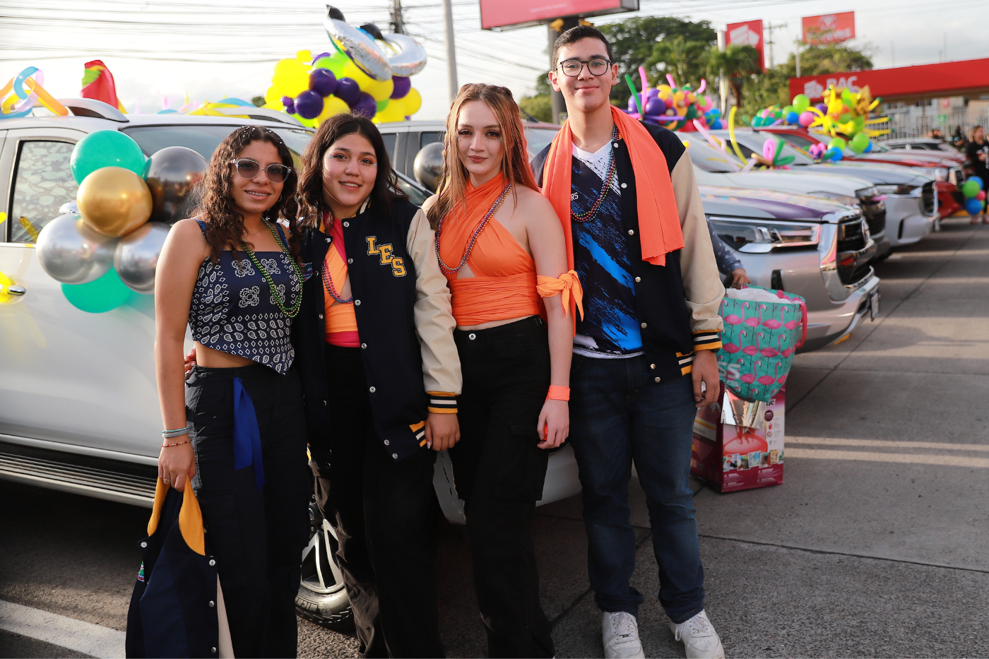  Ariana Ramos, Daniela Romero, Giulianna Chimirri y José García. 