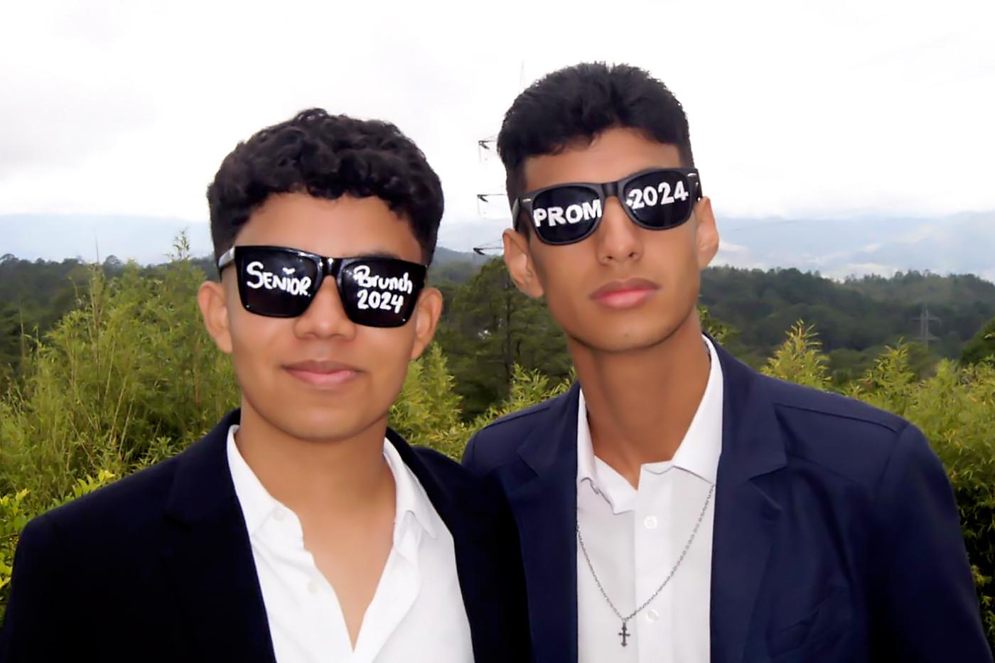 Christopher Alonzo y José Aracel.