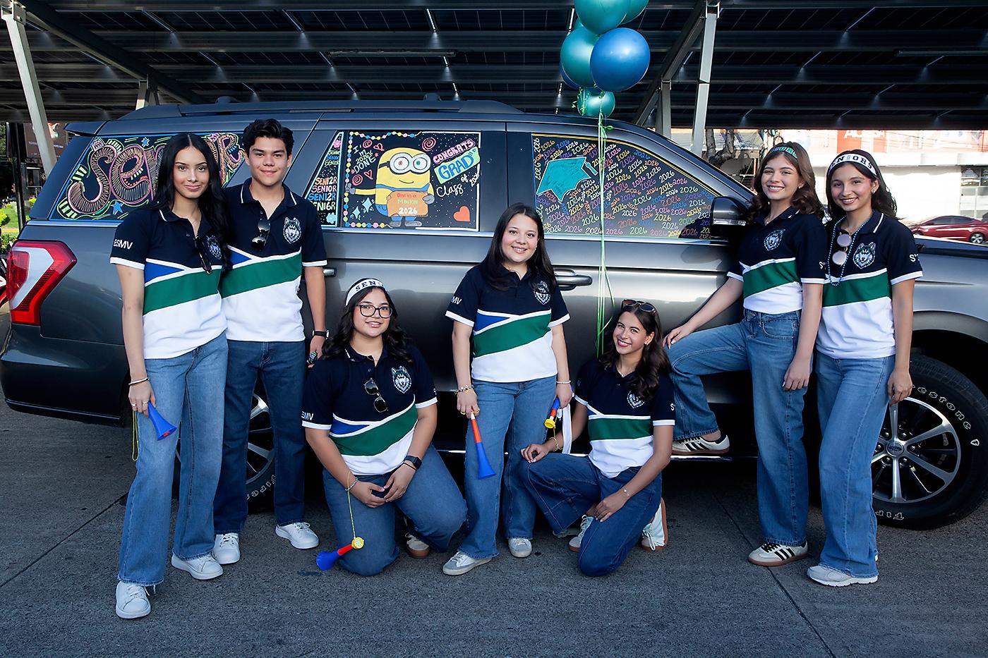 Karla Mejía, Mario Larios, María José Pérez, Mafer Castellón, Natalie Romero, Fabiana Canahuati y Mía Cruz.