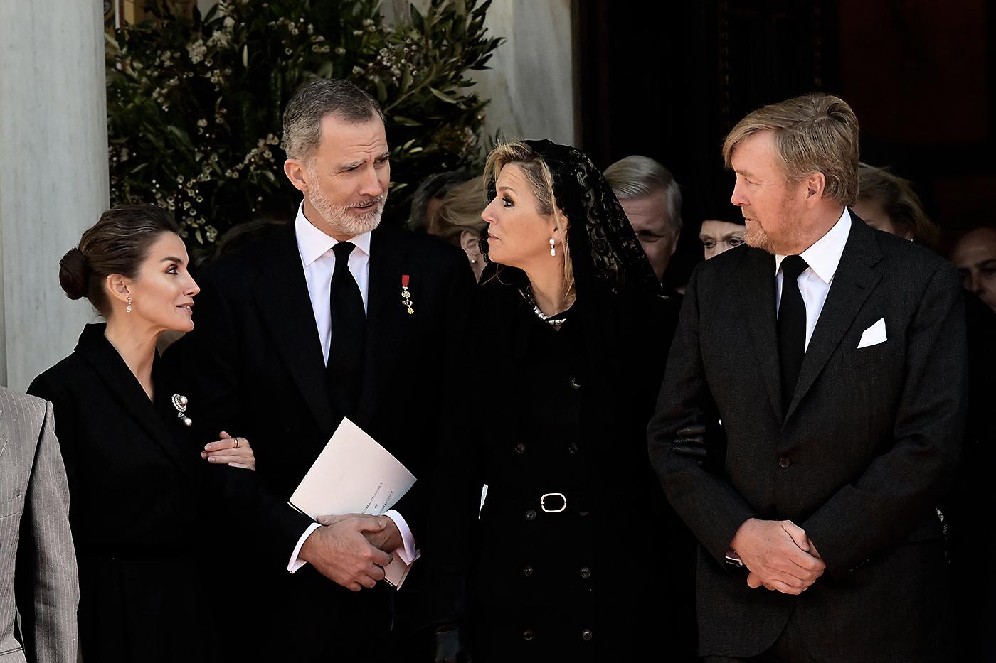 Los reyes de España, Letizia y Felipe con sus homólogos de Países Bajos, Máxima y Willem-Alexander