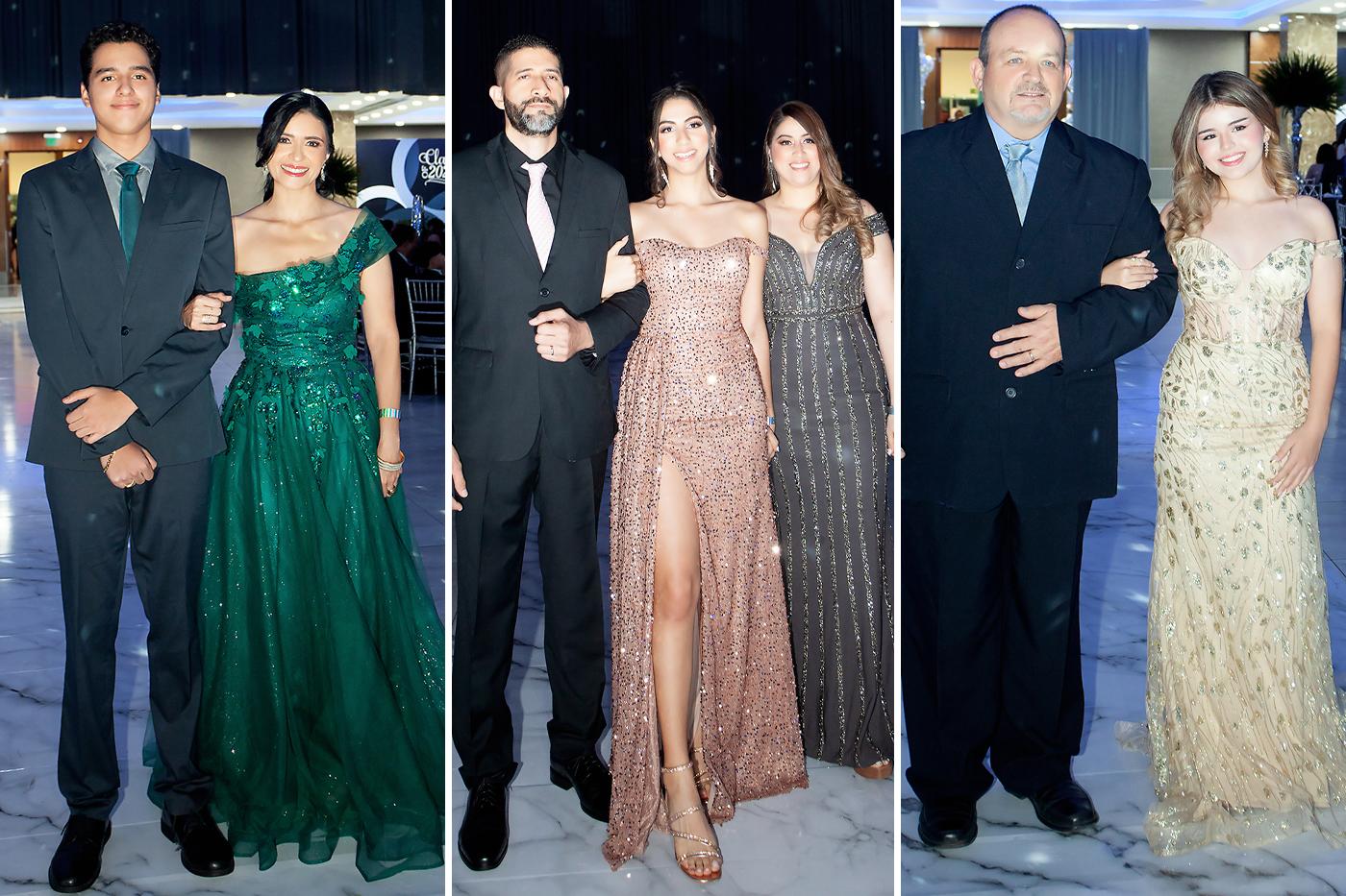 Una noche emocionante protagonizaron los padres de familia de la generación 2024 de Happy Days &amp; Freedom al desfilar del brazo de sus hijos, bailar el vals y celebrar los logros alcanzados. Para la ocasión, el salón Napoleón de Copantl Convention Center se decoró con detalles modernos, cristales y bolas cromadas, creando un ambiente festivo que reflejó la alegría de los nuevos profesionales bilingües.