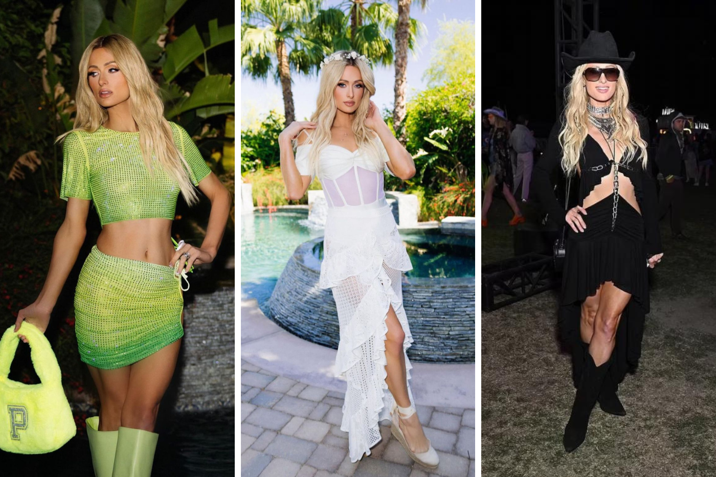 Looks de las celebridades en el primer fin de semana de Coachella 2024