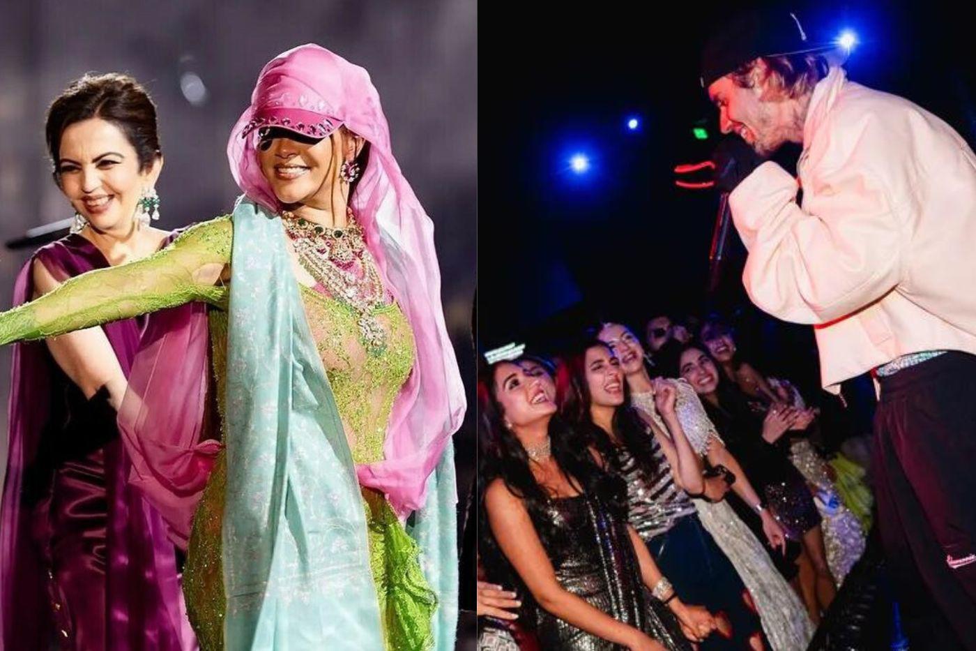 Anant es el hijo menor del hombre más rico de la India. Uno de los eventos iniciales previos a la boda incluyó un concierto de Rihanna y Akon para alrededor de 1,200 invitados. Este evento no fue el único que incluyó a celebridades, en una de las últimas celebraciones estuvo Justin Bieber cantando para los invitados.