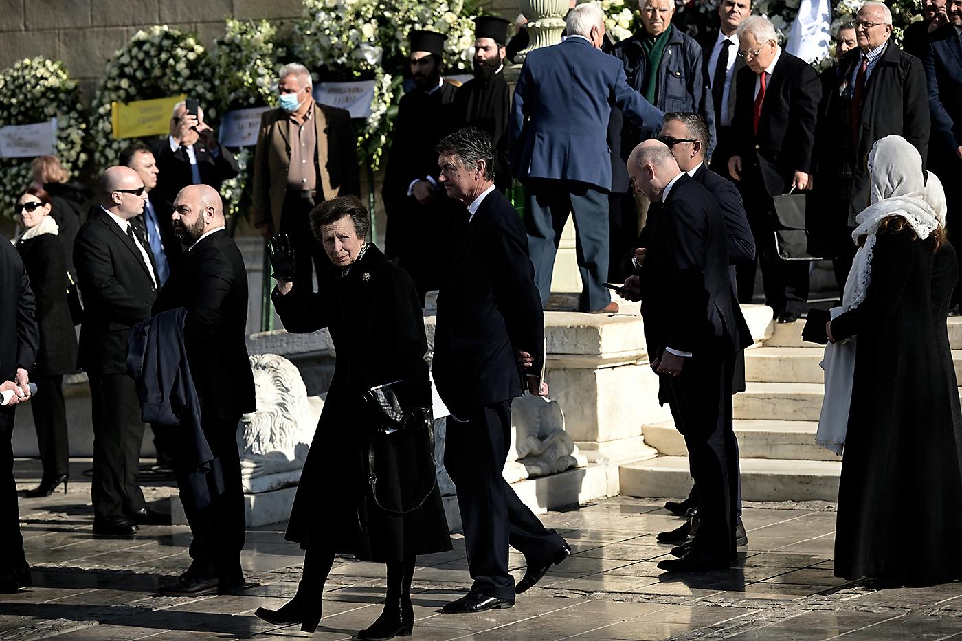 La princesa Ana de INglaterra con Timothy Laurence