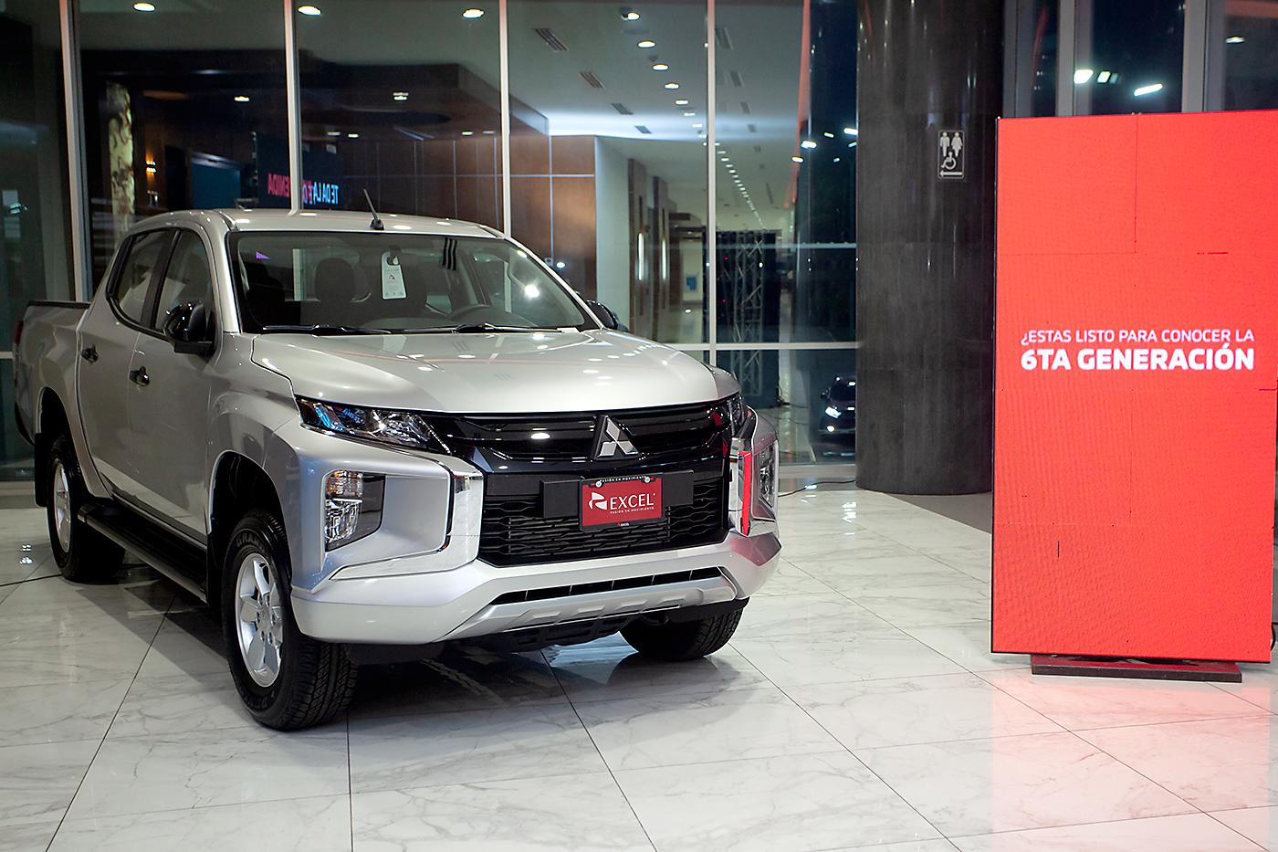 Uno de los modelos de Mitsubishi que fue exhibido.