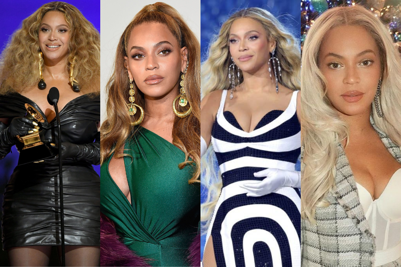 2021-2024: A medida que avanza, Beyoncé sigue siendo un símbolo de belleza, fuerza y determinación, mostrando una elegancia atemporal y un compromiso con el cuidado personal y el bienestar físico. 