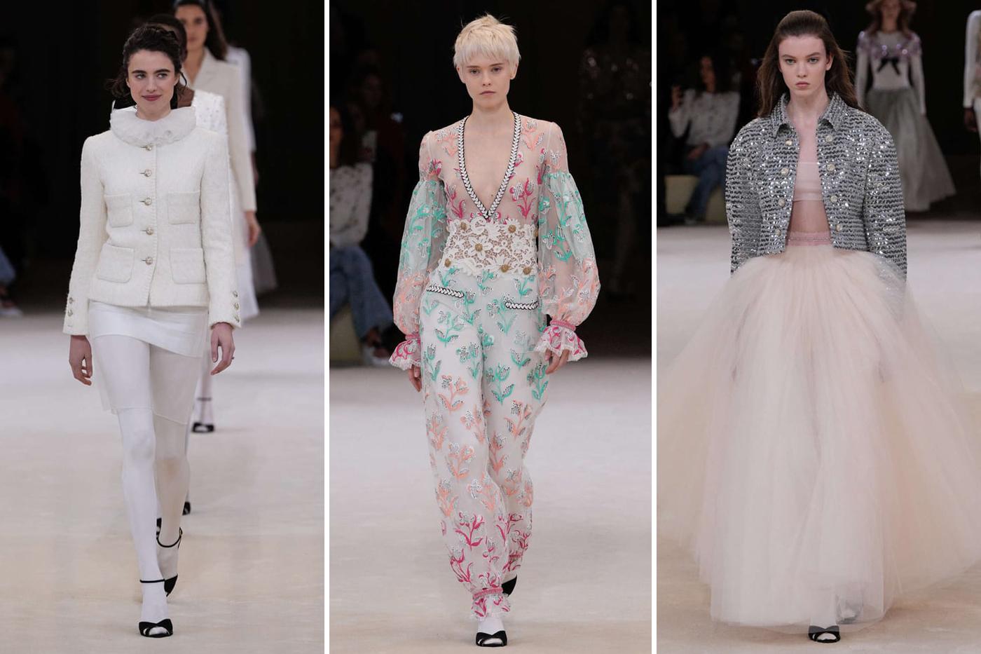 Con un deslumbrante desfile de alta costura, la renombrada casa de moda Chanel ha vuelto a destacar al presentar su última colección en París, inspirada en el mundo del ballet. Virginie Viard, directora artística de Chanel, comparte su visión: “He procurado fusionar la fuerza y la sutileza de los cuerpos y las prendas en una colección etérea, confeccionada con tul, volantes, pliegues y encaje”. 