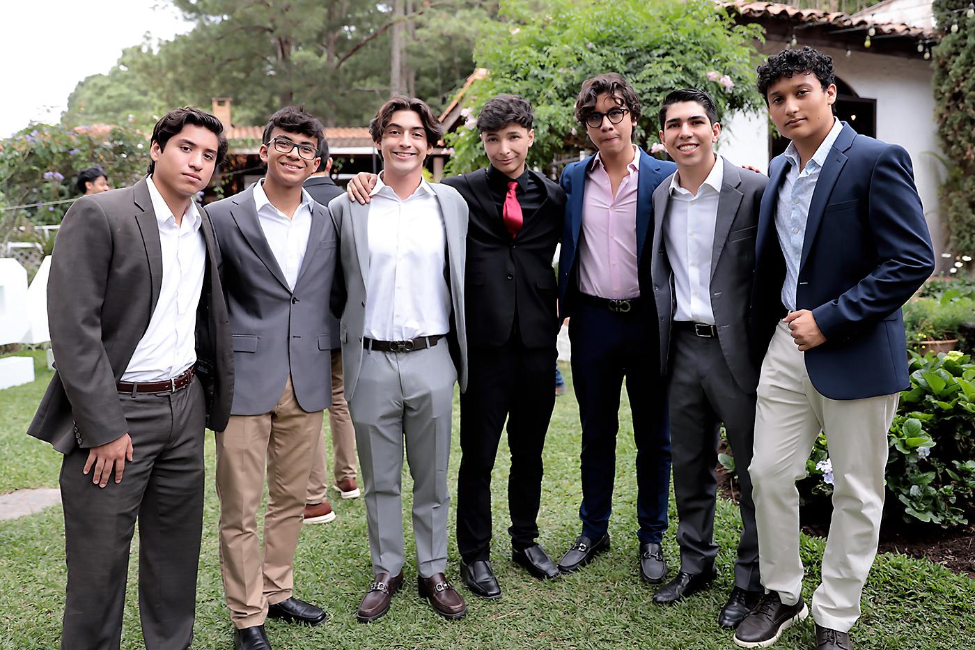 Gabriel Argueta, Daniel Pocasangre, Carlos Sánchez, Joshua Zúniga, Sergio Bueso, Lorenzo Marini y Gabriel Talbott.