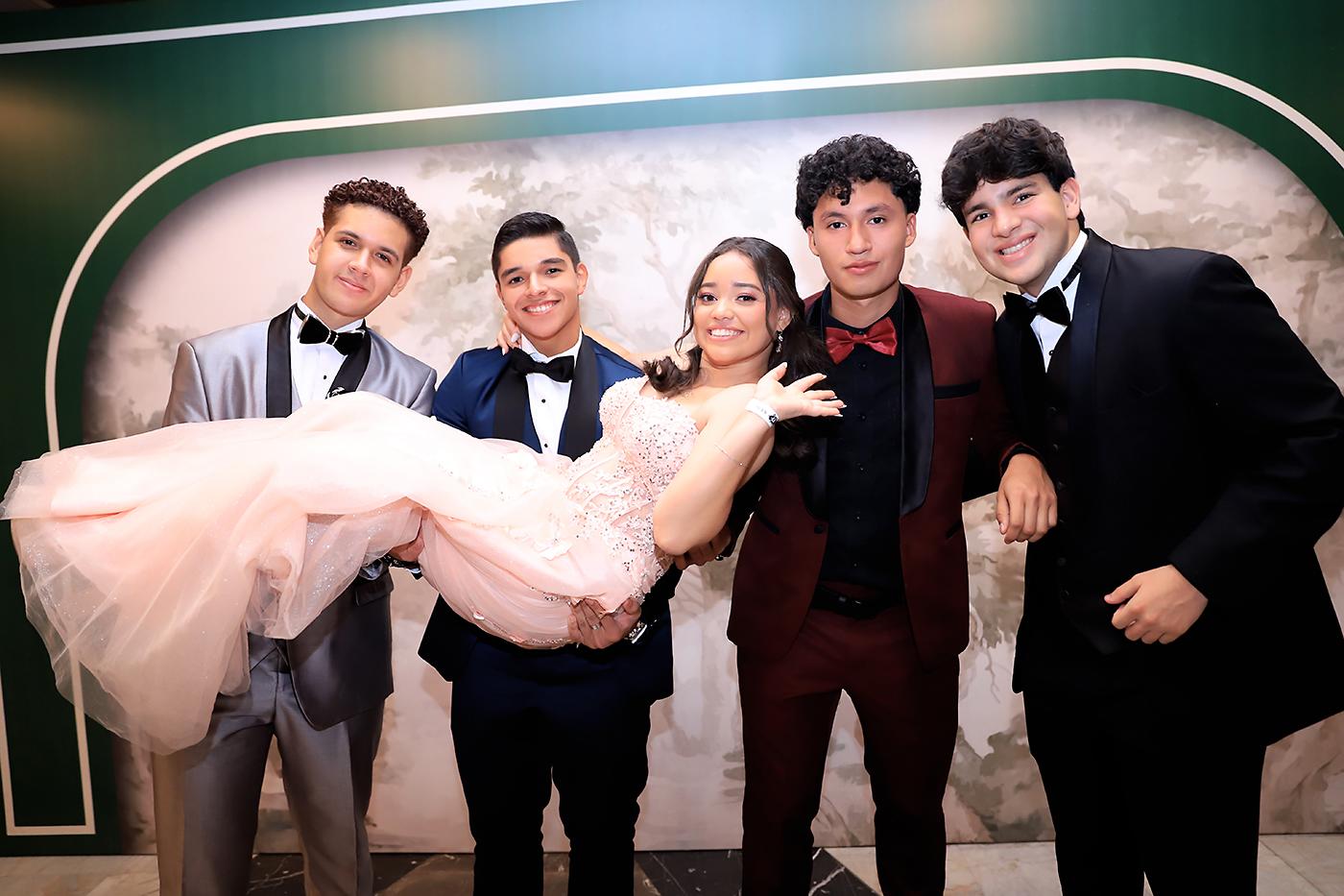 René Fonseca, Cesar Díaz, Giselle Montalván, Angel Doblado y Camilo Barea