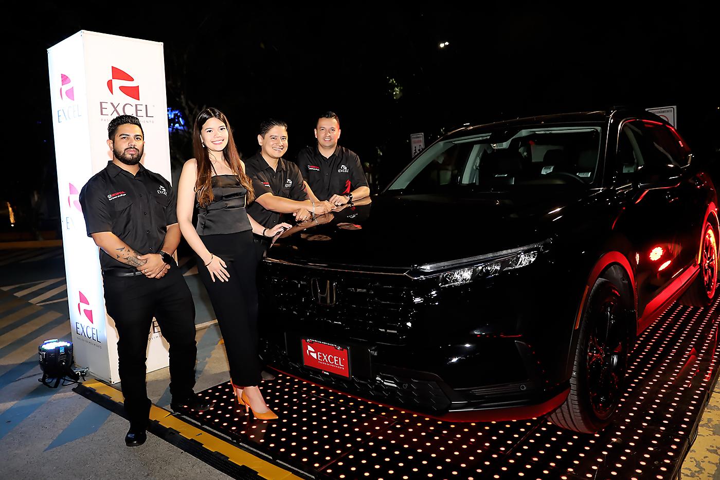 Erick Irías, Alejandra Figueroa, Javier Osorto y Henry Acosta.