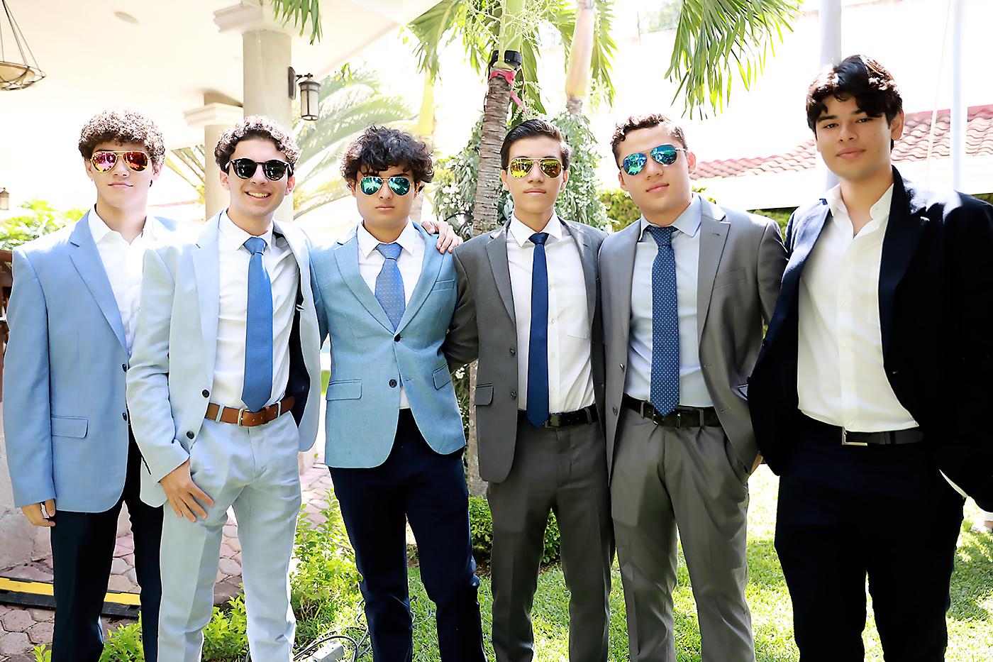 Sebastián Lobo, Abraham Mahomar, Meinhard Bienst, José Luis Ordóñez, Ángel Batres y Abraham Zarruk. 