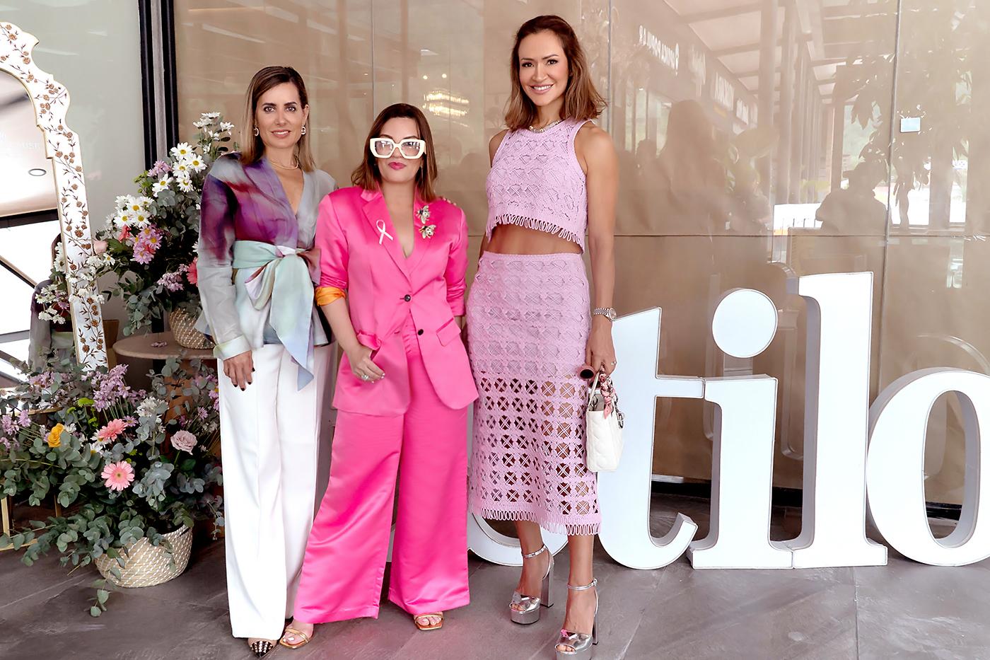 Erica Andonie, Blanca Bendeck y Marcela Larach.